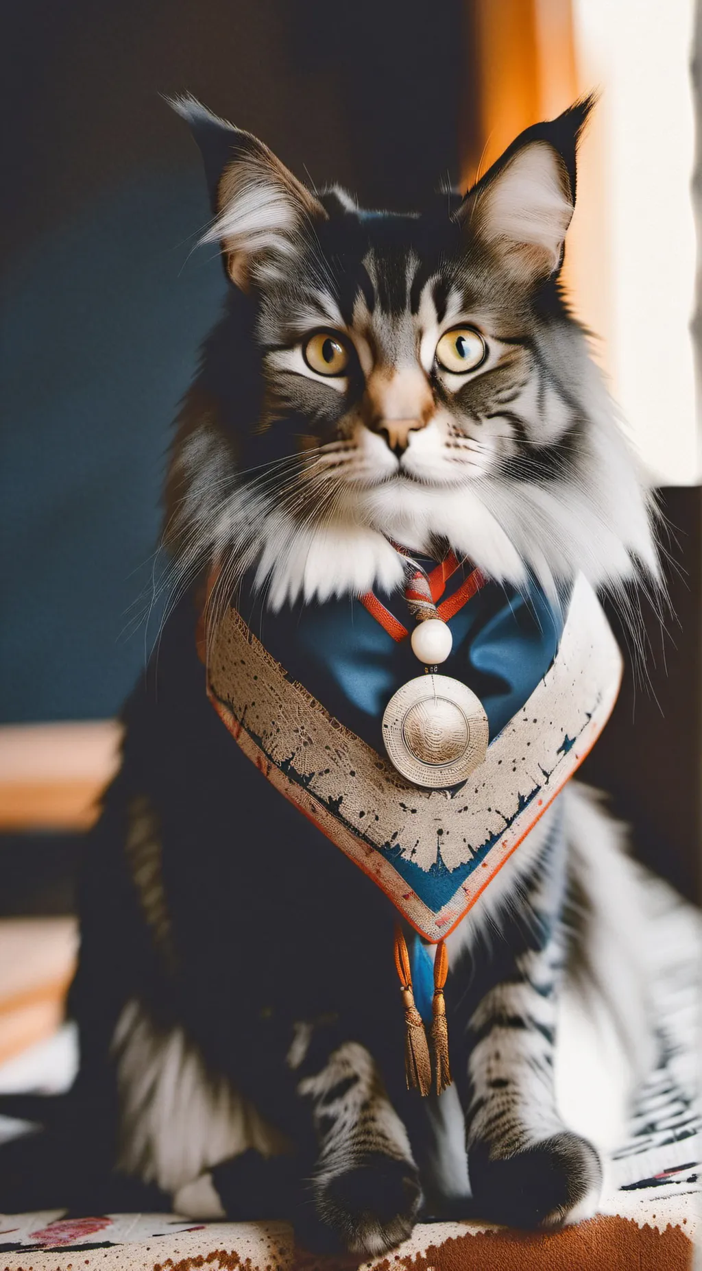 ai character: cat background