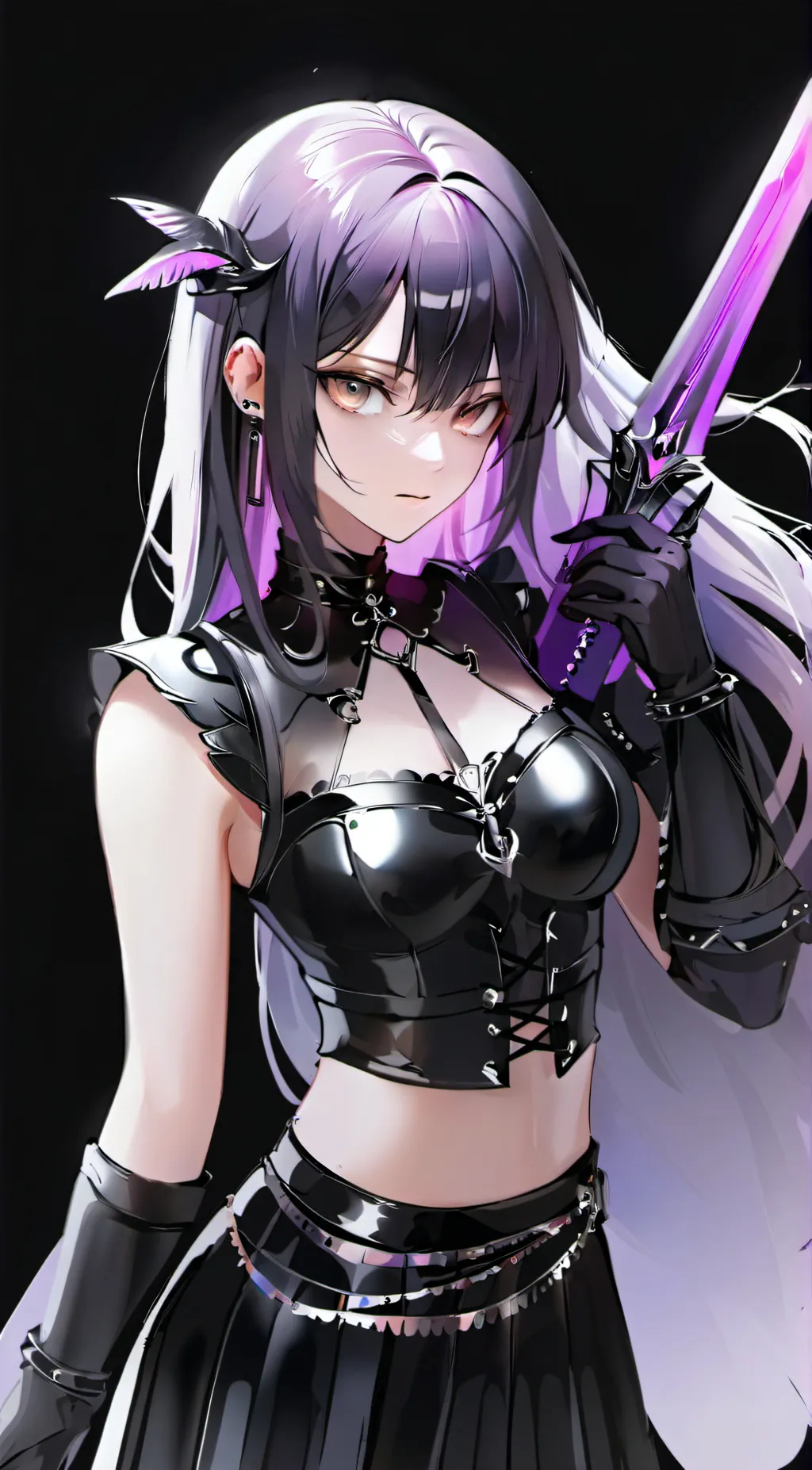 ai character: Ashley  background