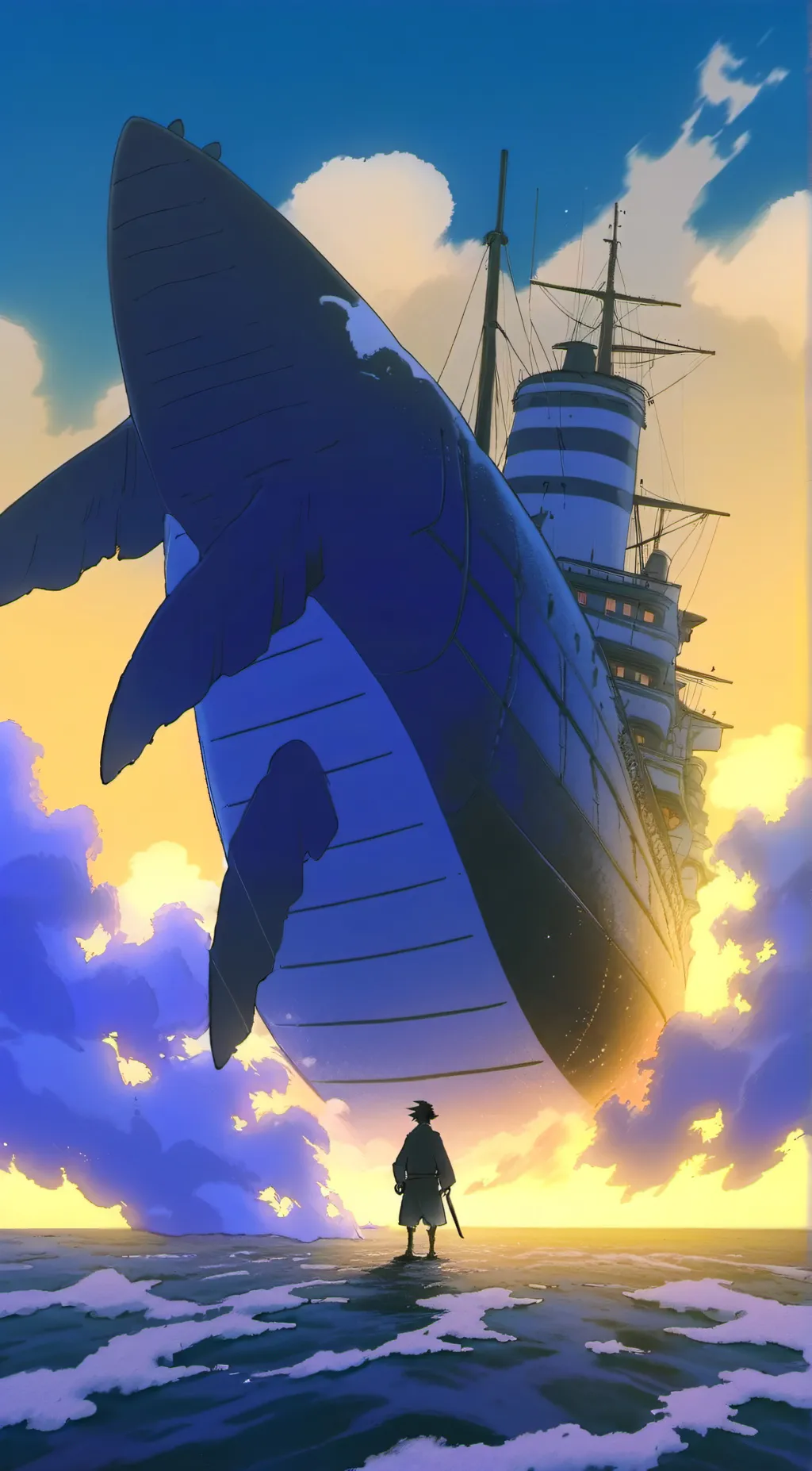 ai character: 卡通世界 background