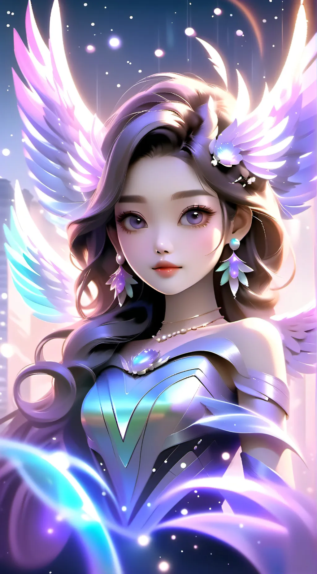 ai character: Star background