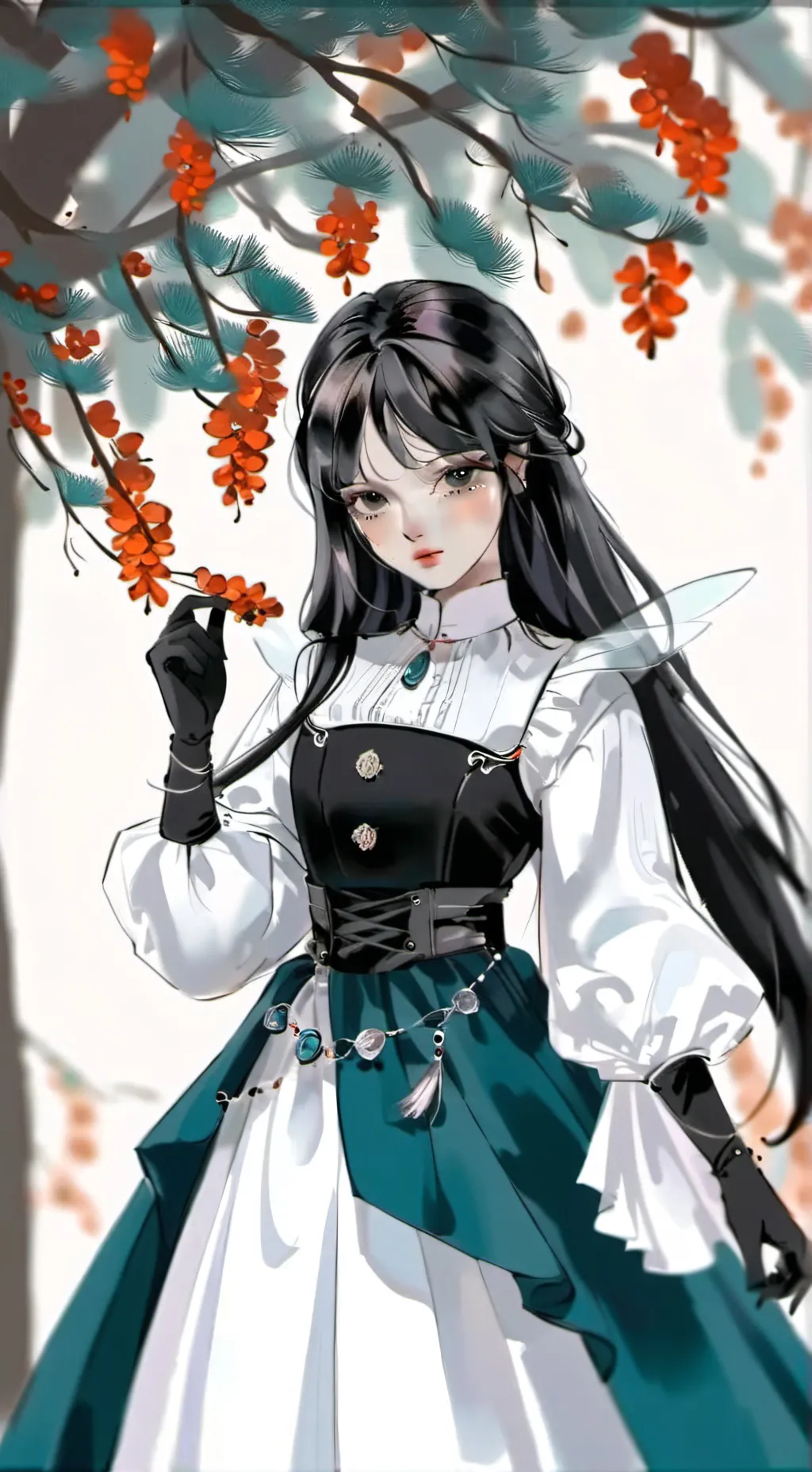 ai character: amelia background