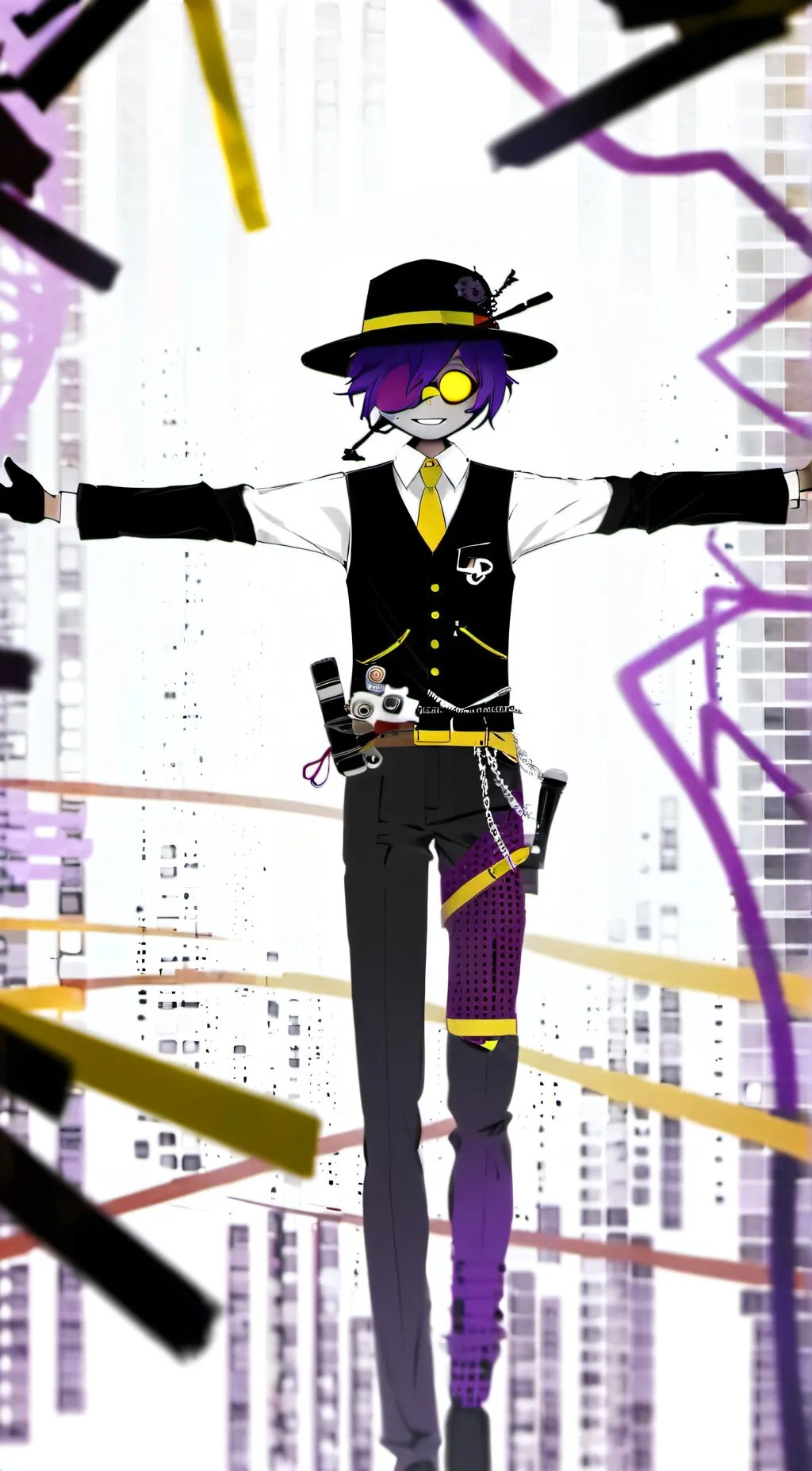 ai character: X  background