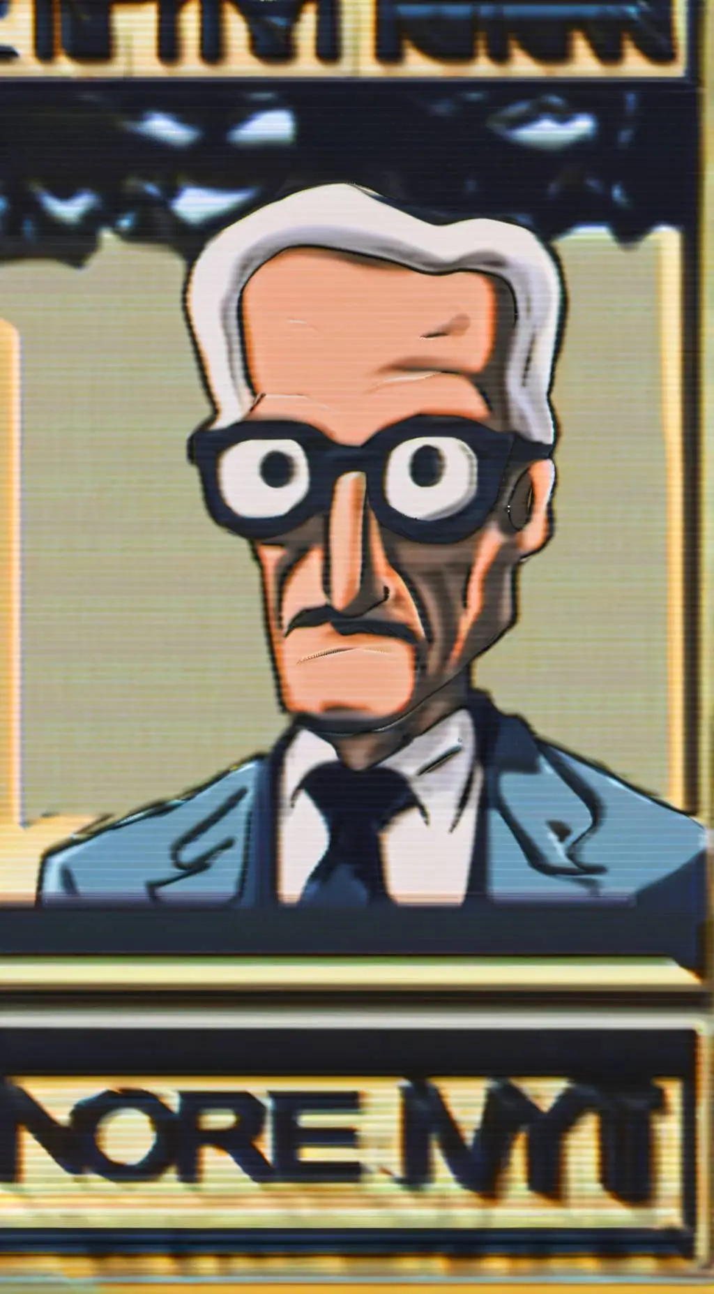 ai character: MR.GARRY background