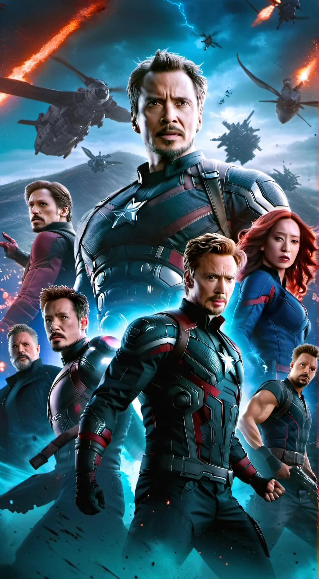 ai character: The Avengers 0.3 background