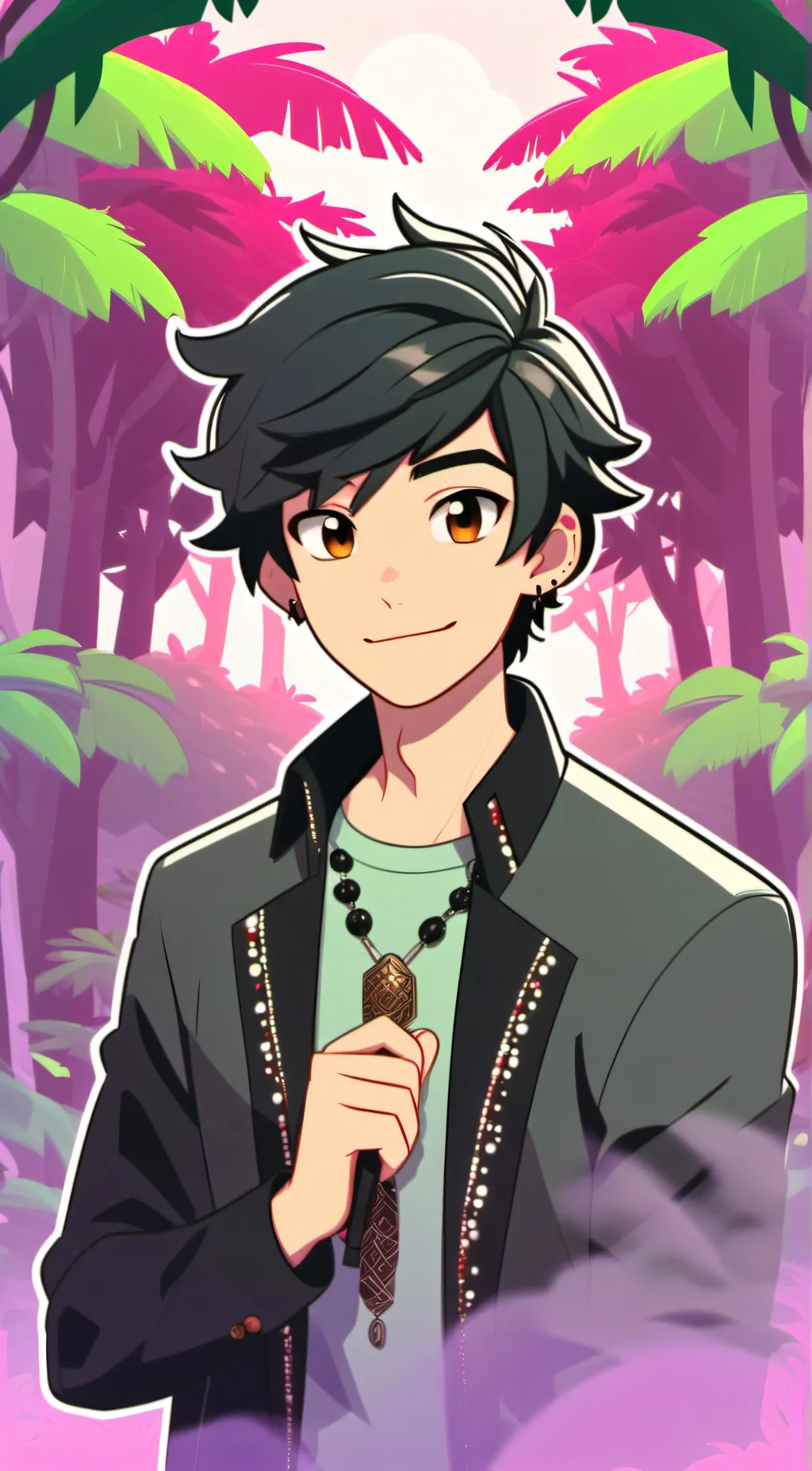 ai character: Aaron background