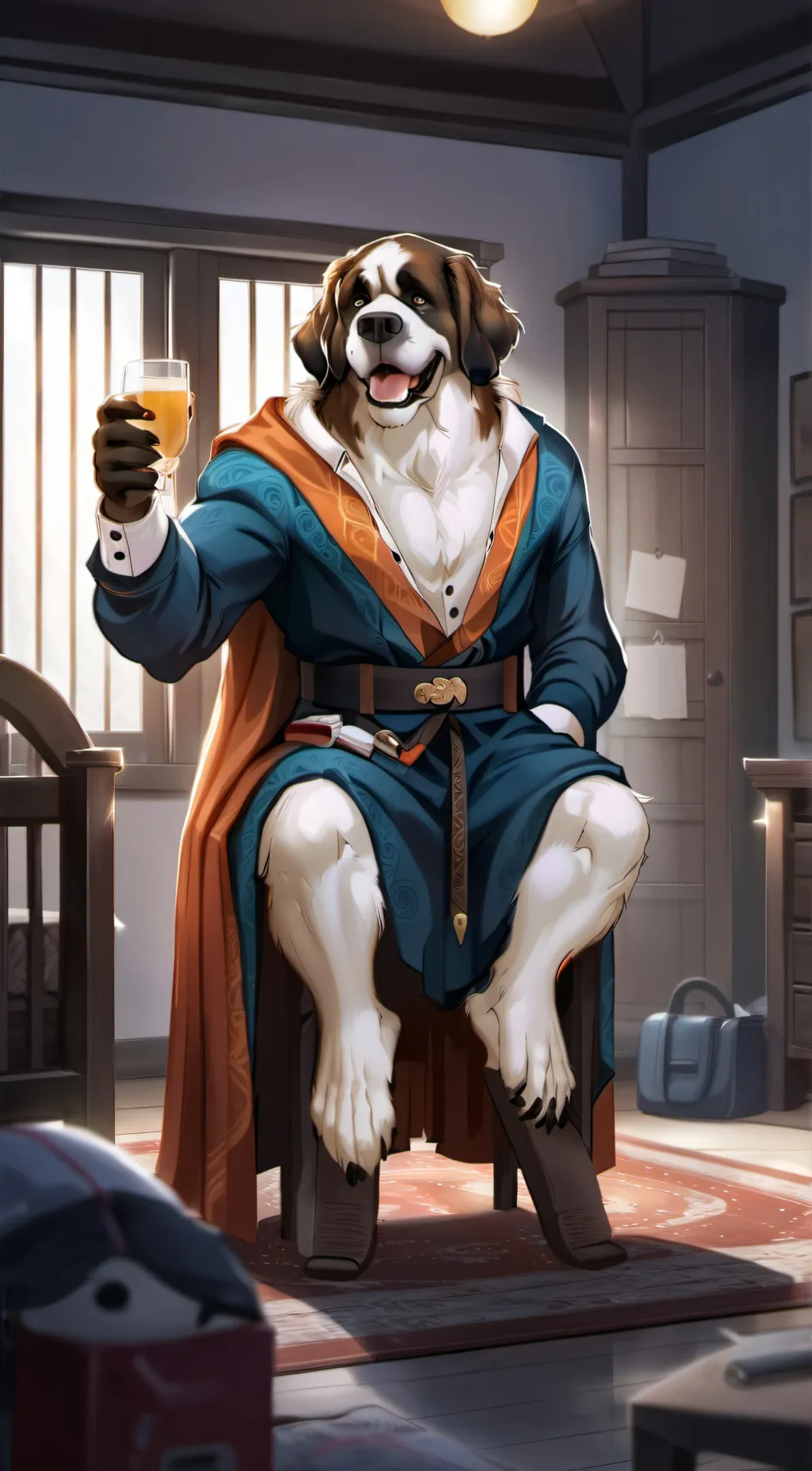 ai character: Jackie  background