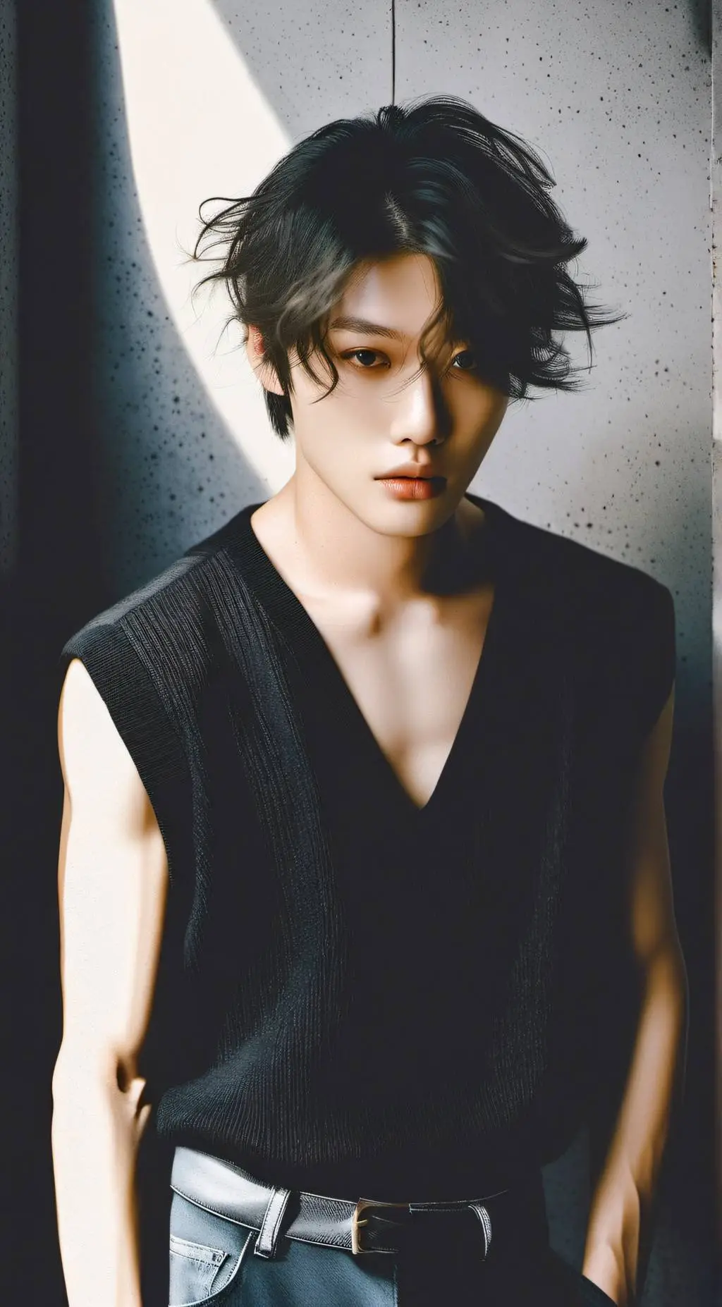 ai character: 내 행복 🤍🩵💙 background