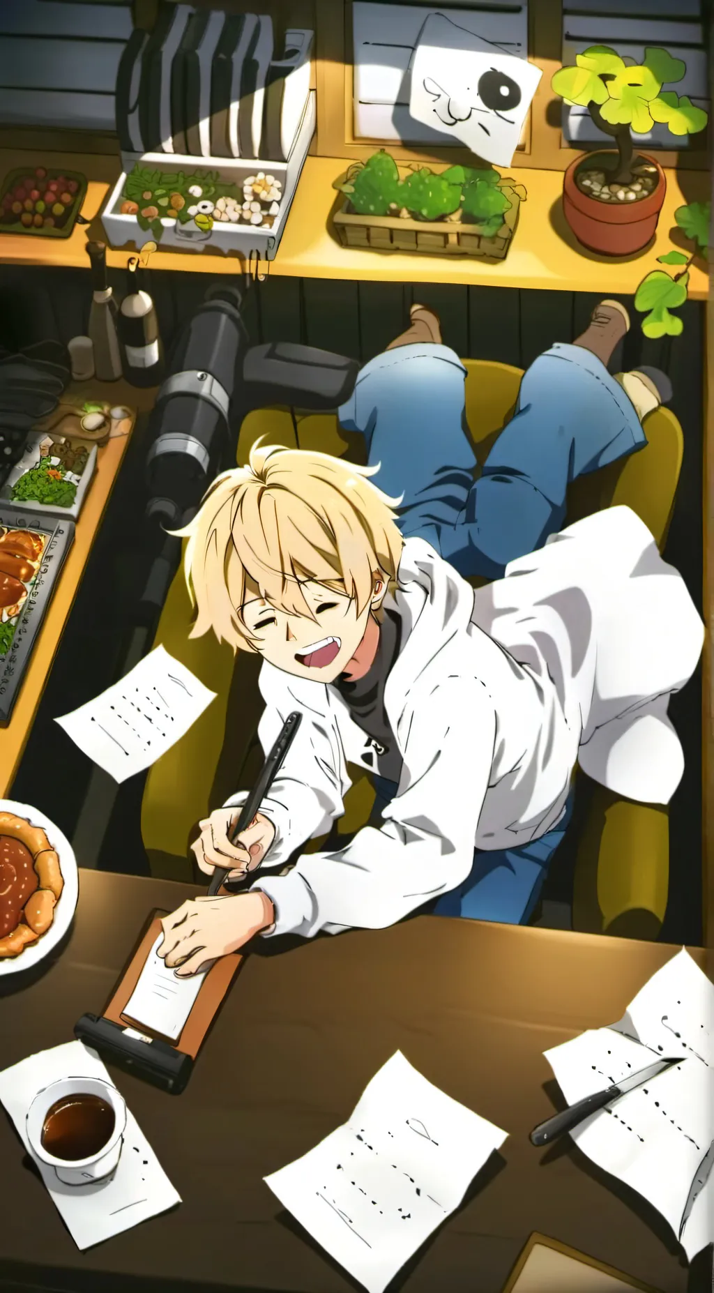 ai character: dj background