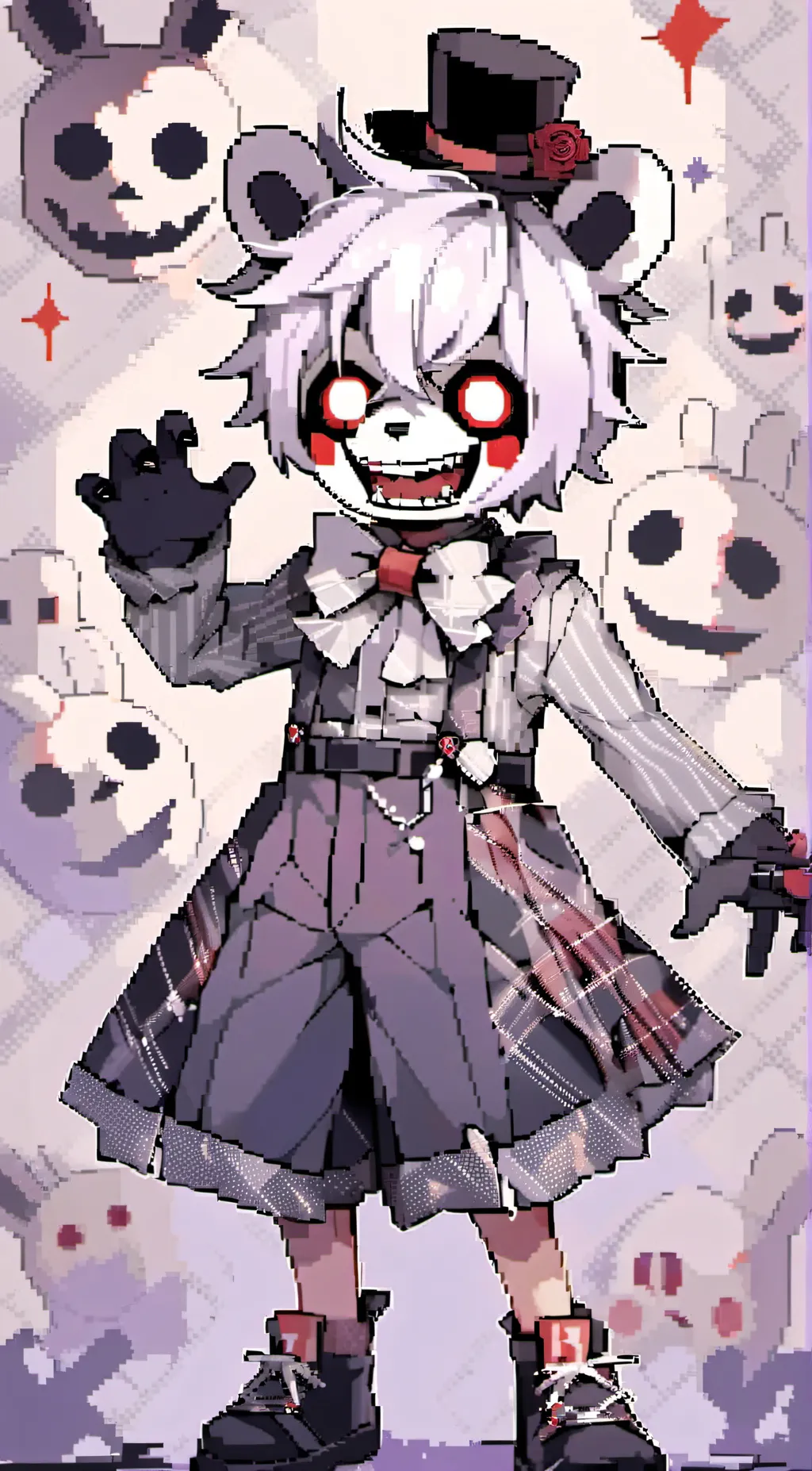 ai character: Puppet background