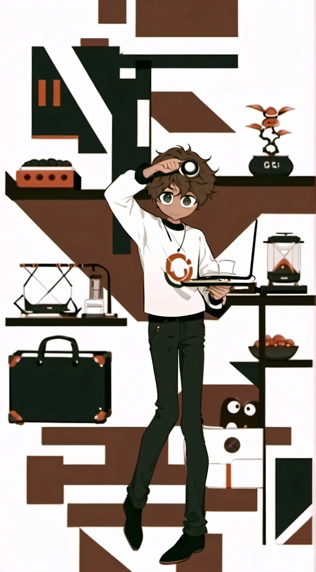 ai character: SBG background