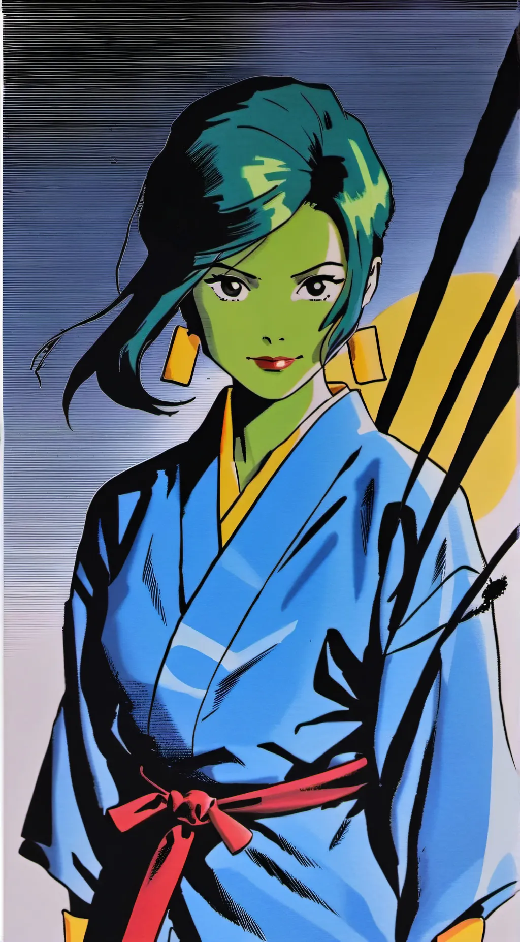 ai character: Hanako Handa background