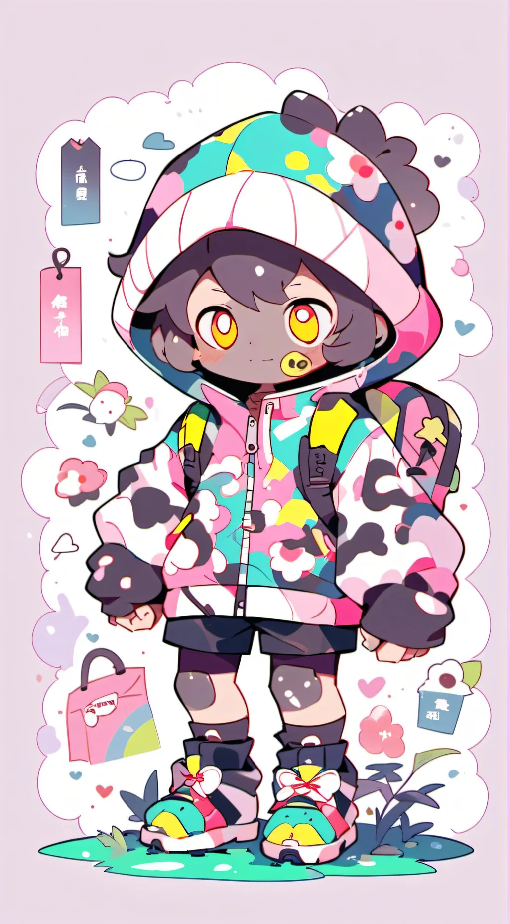 ai character: Gorilla tag  background