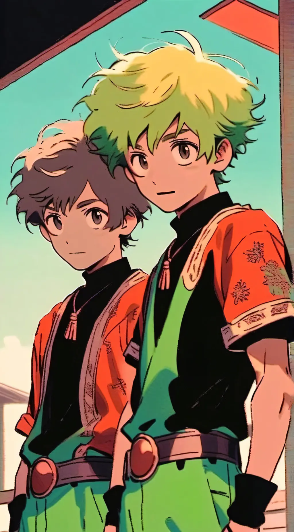 ai character: Twins Izuku Ishuki background