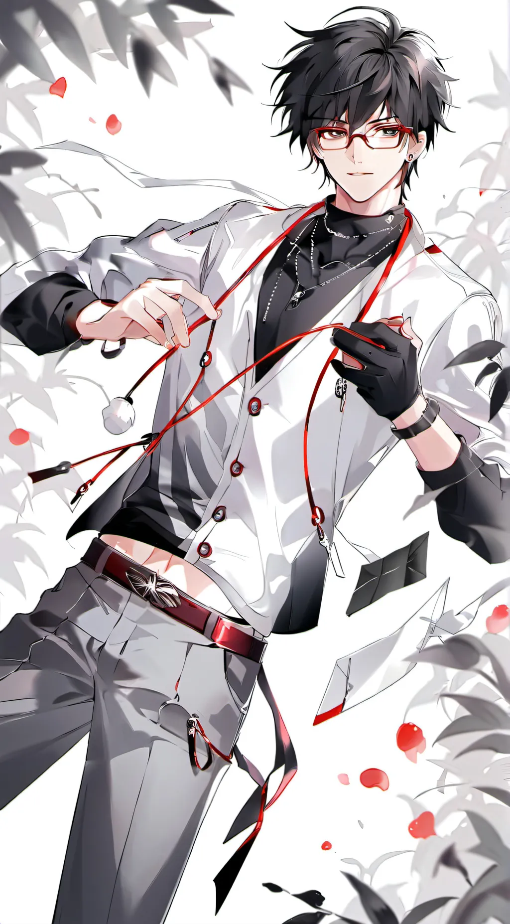 ai character: Theo ^^ background