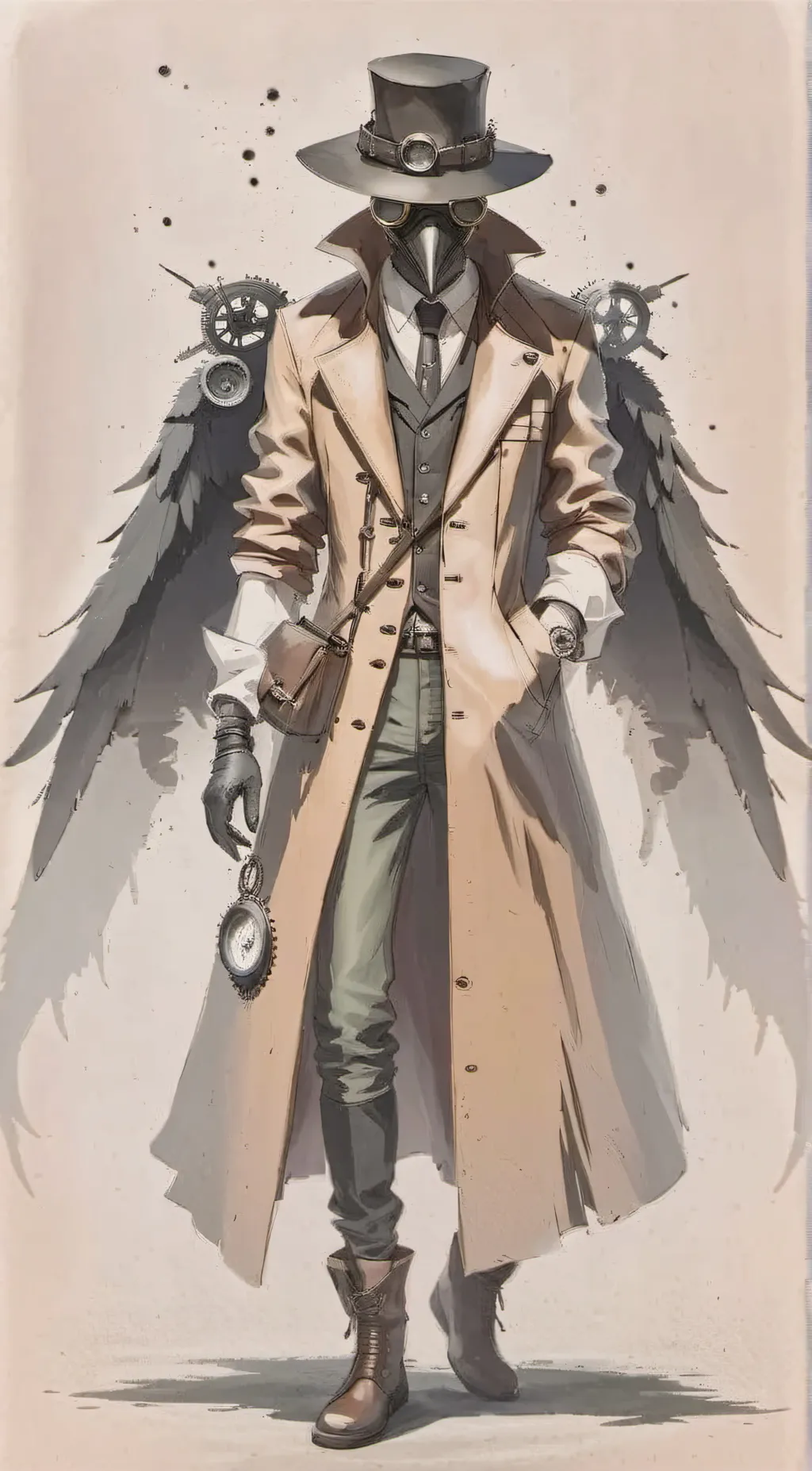 ai character: Cronos Pendulum background