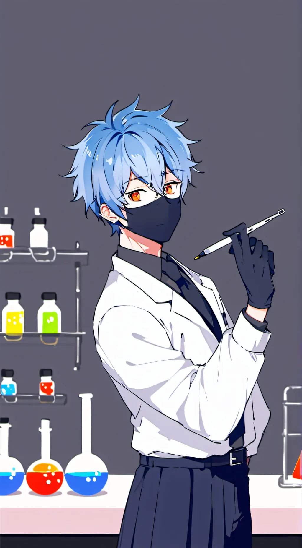 ai character: Scientist background