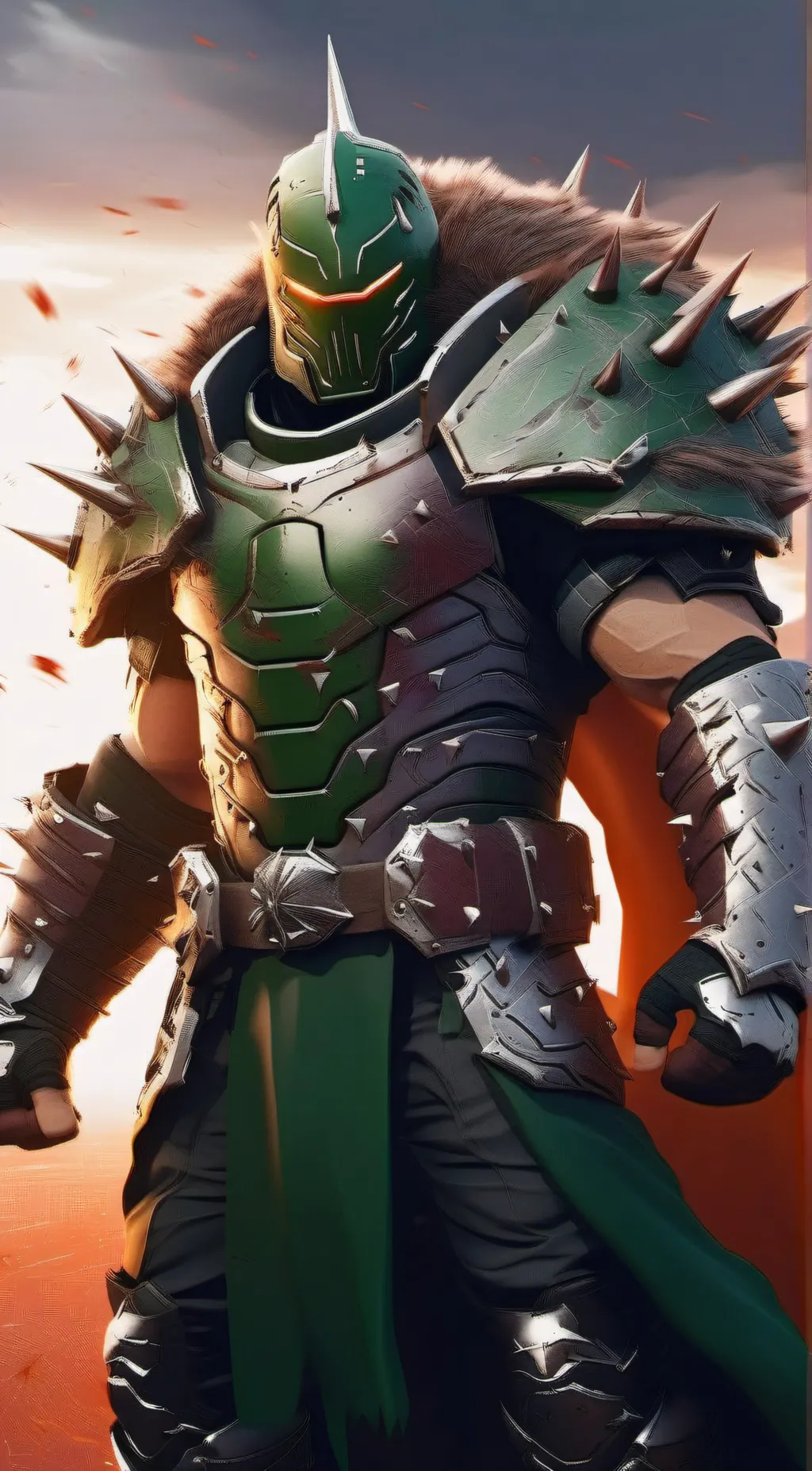 ai character: doom slayer background