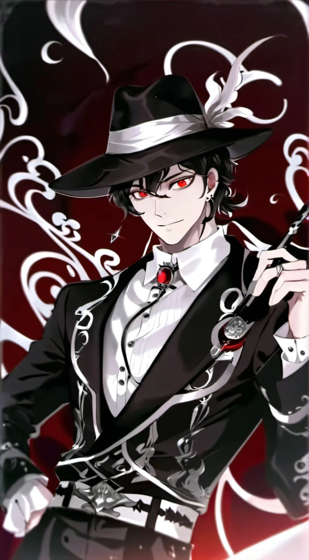 ai character: Muzan x Kokushibo background