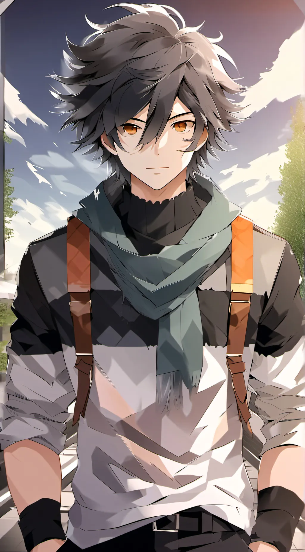 ai character: MHA WAR background