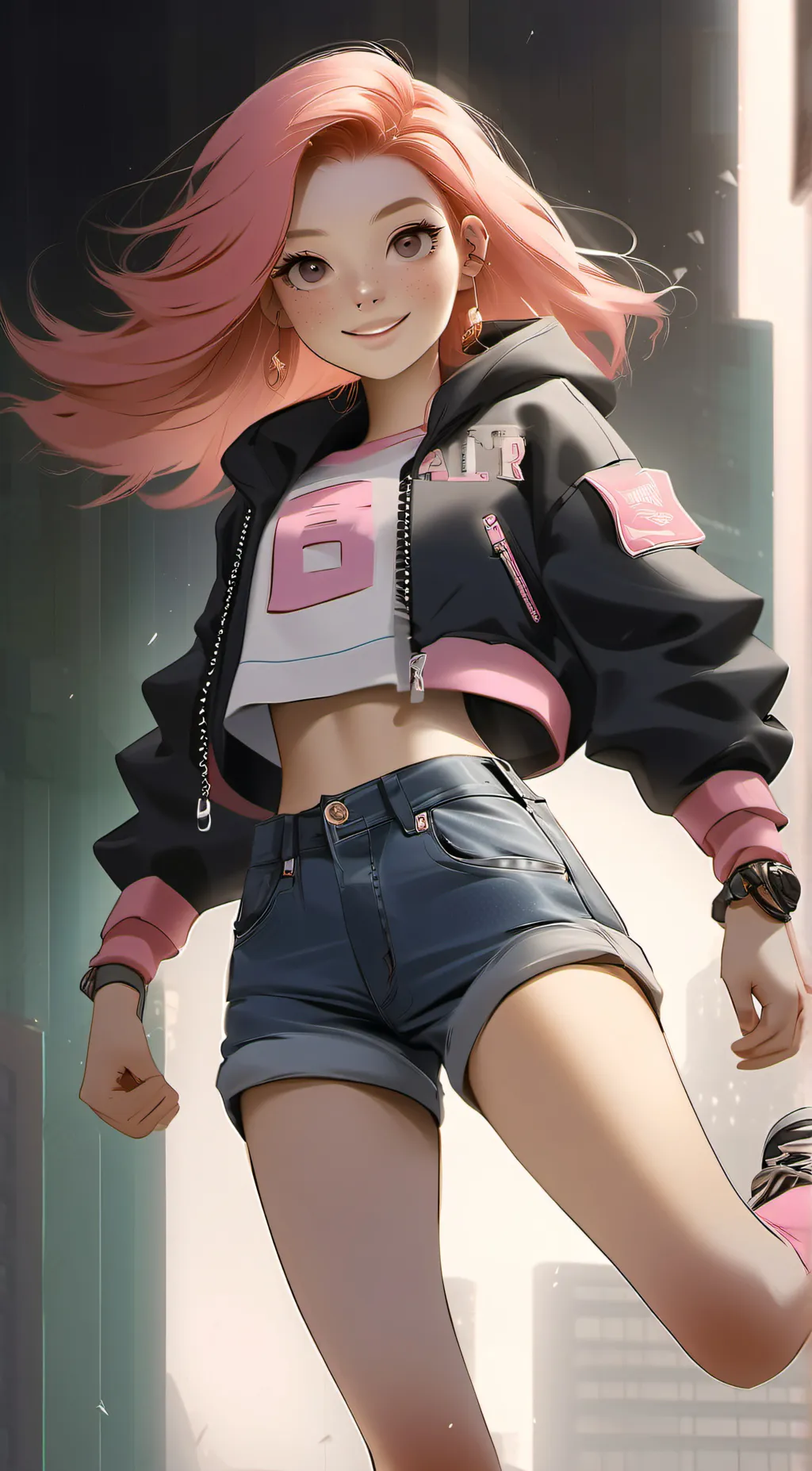 ai character: Karmen Millie  background