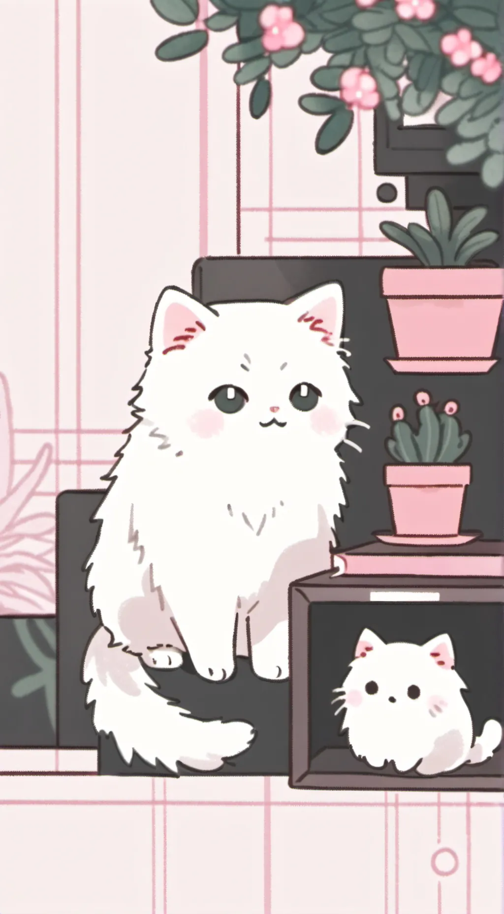 ai character: Talk to the Kitten background