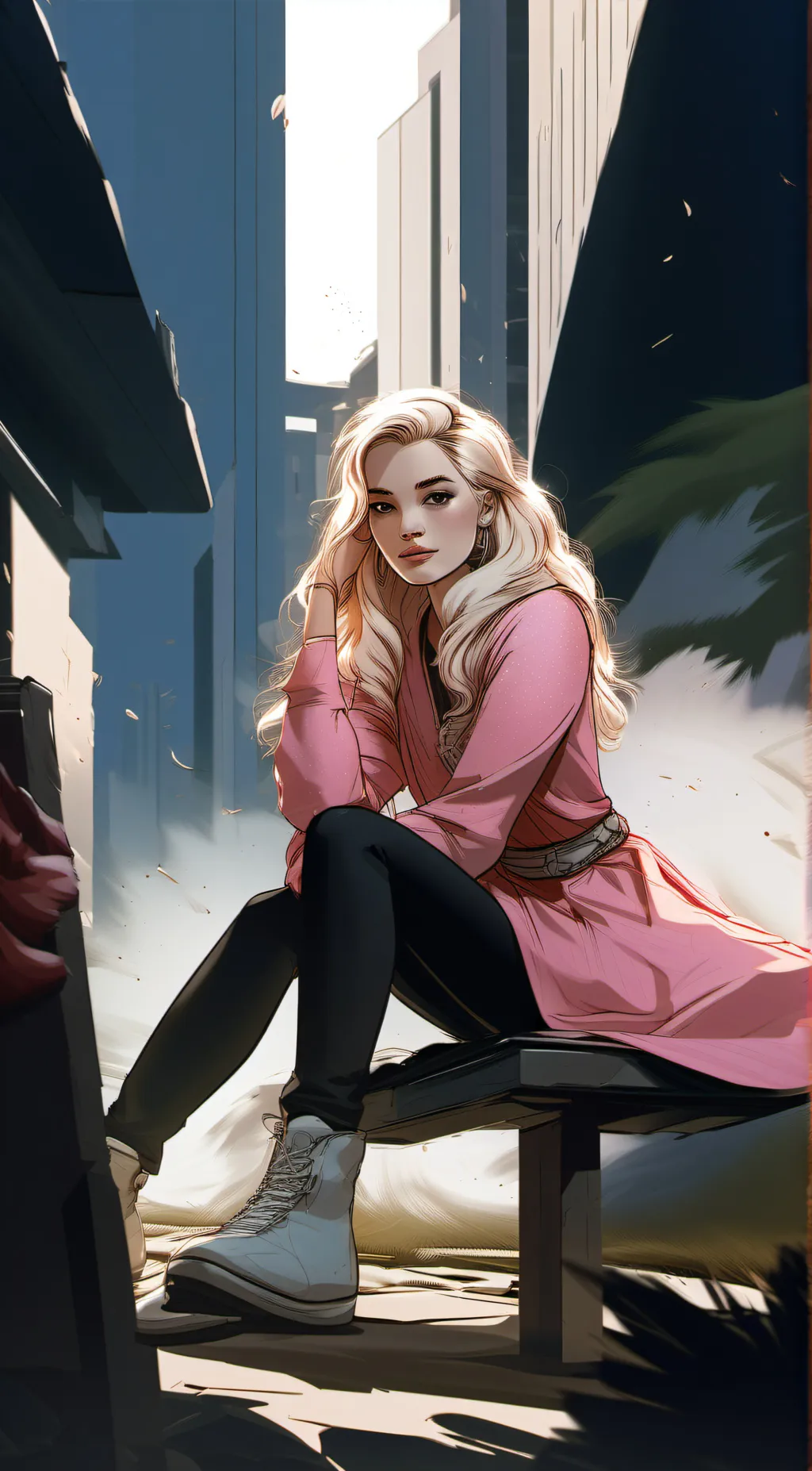 ai character: abby background