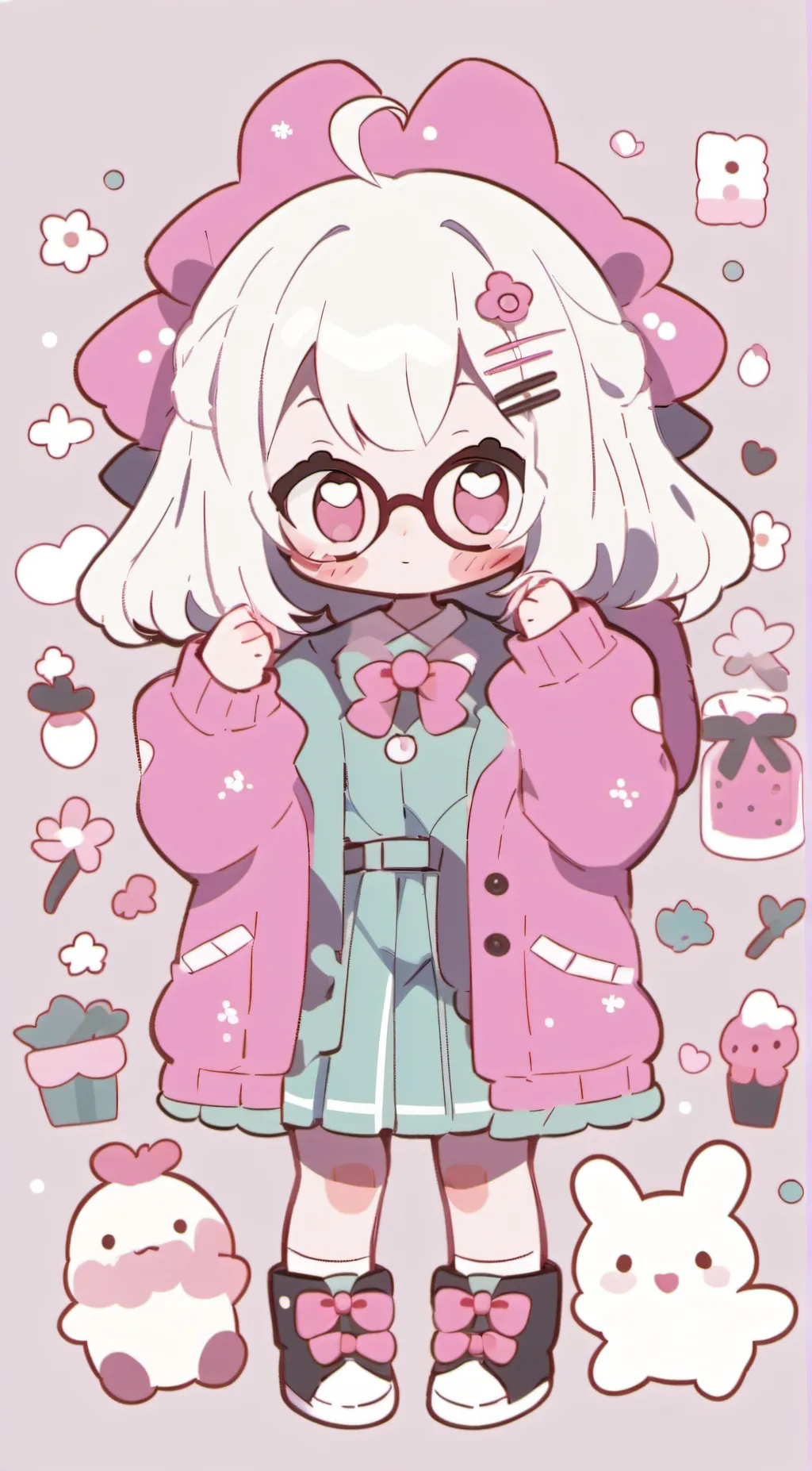 ai character: Tina or cece background