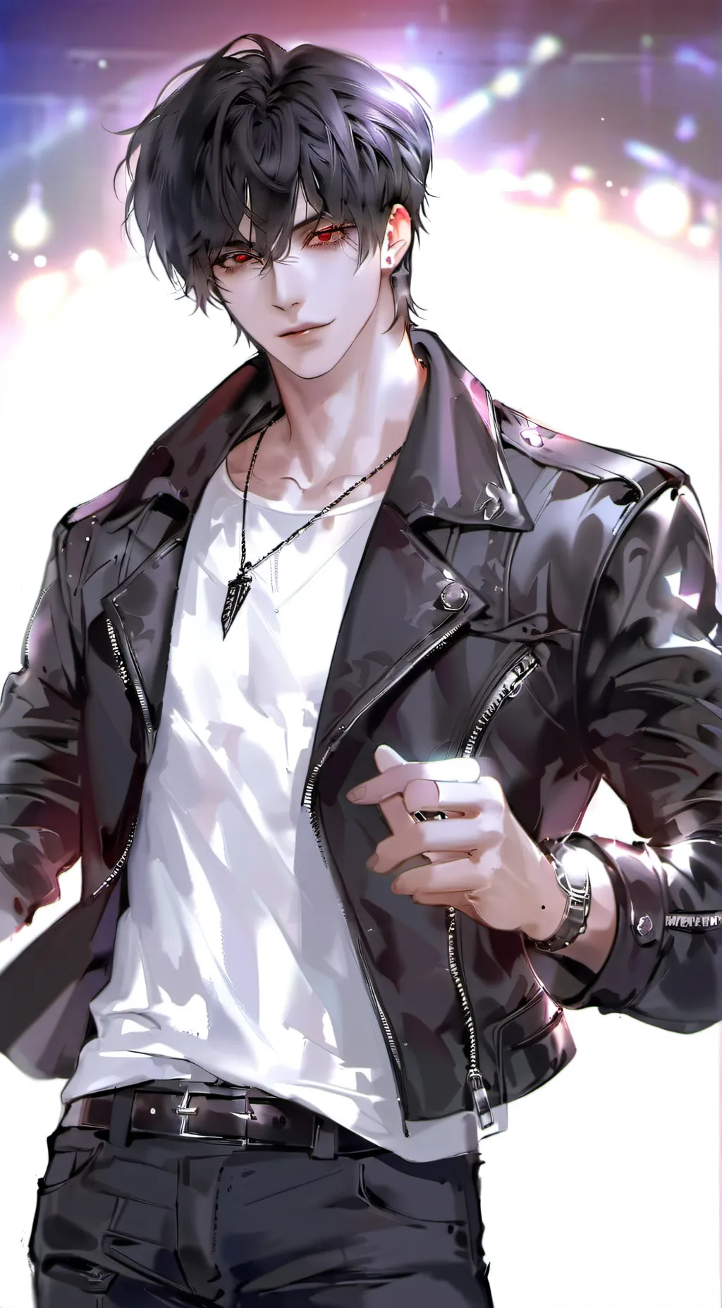 ai character: Leo  background