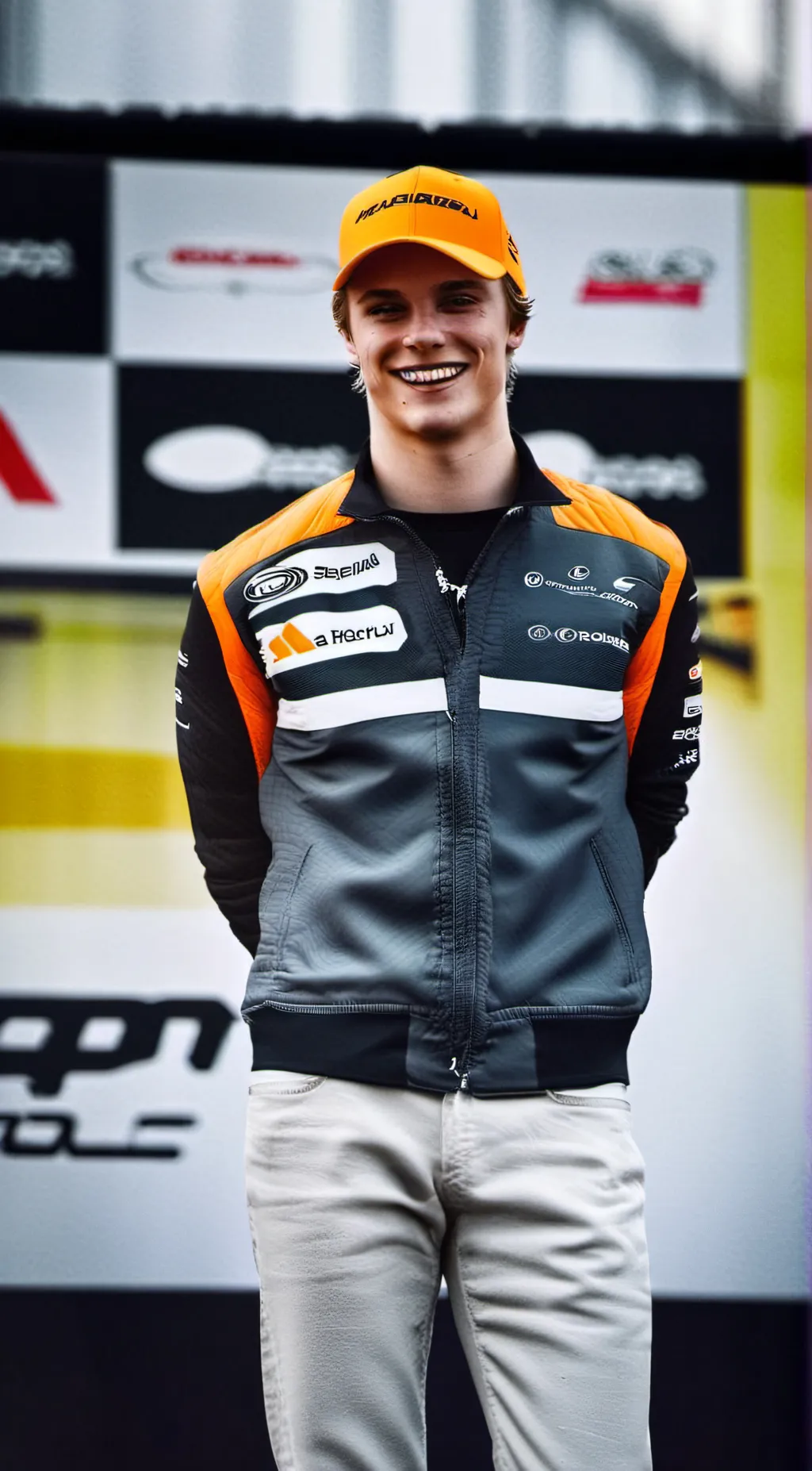 ai character: Oscar Piastri  background