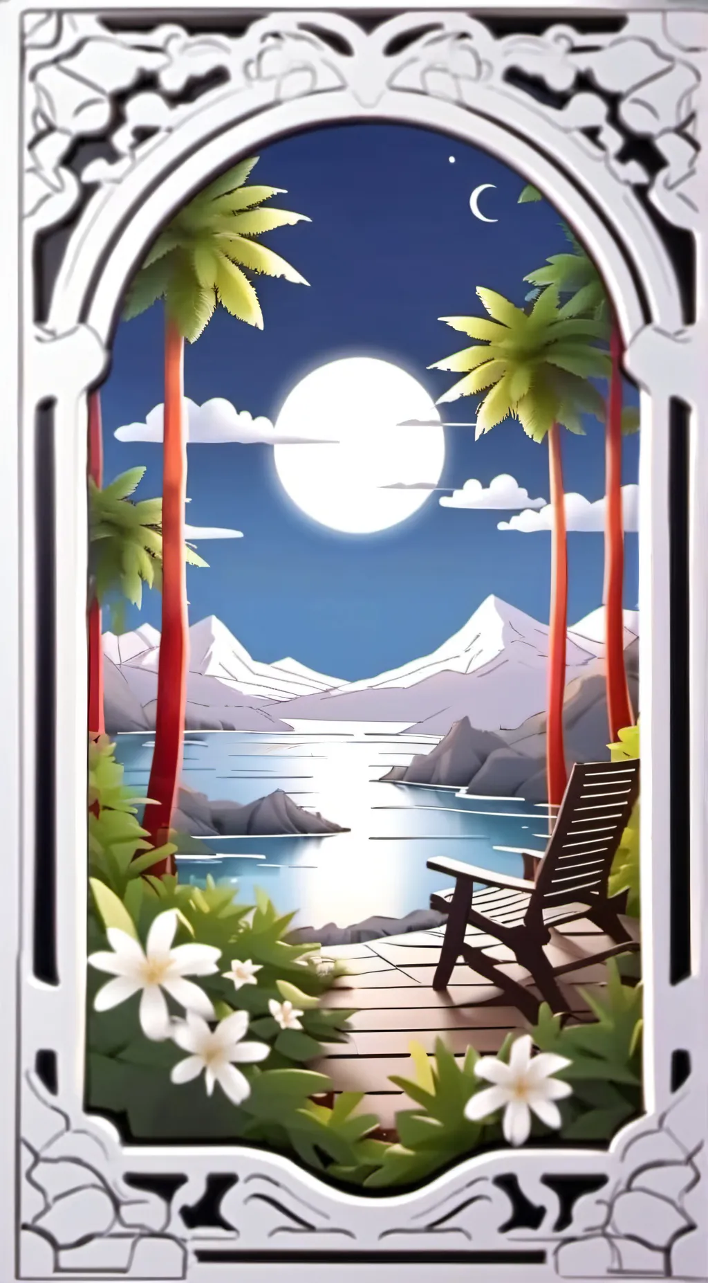 ai character: Chat place background