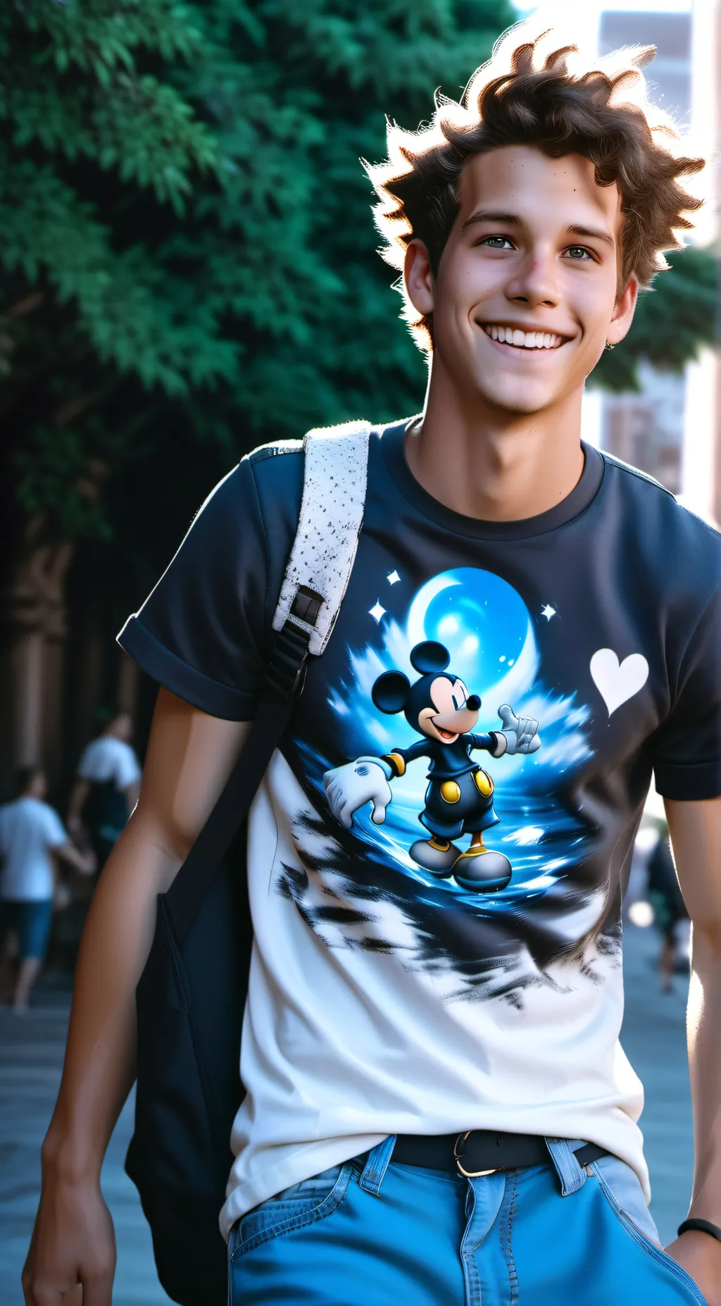 ai character: Ethan Chebi  background