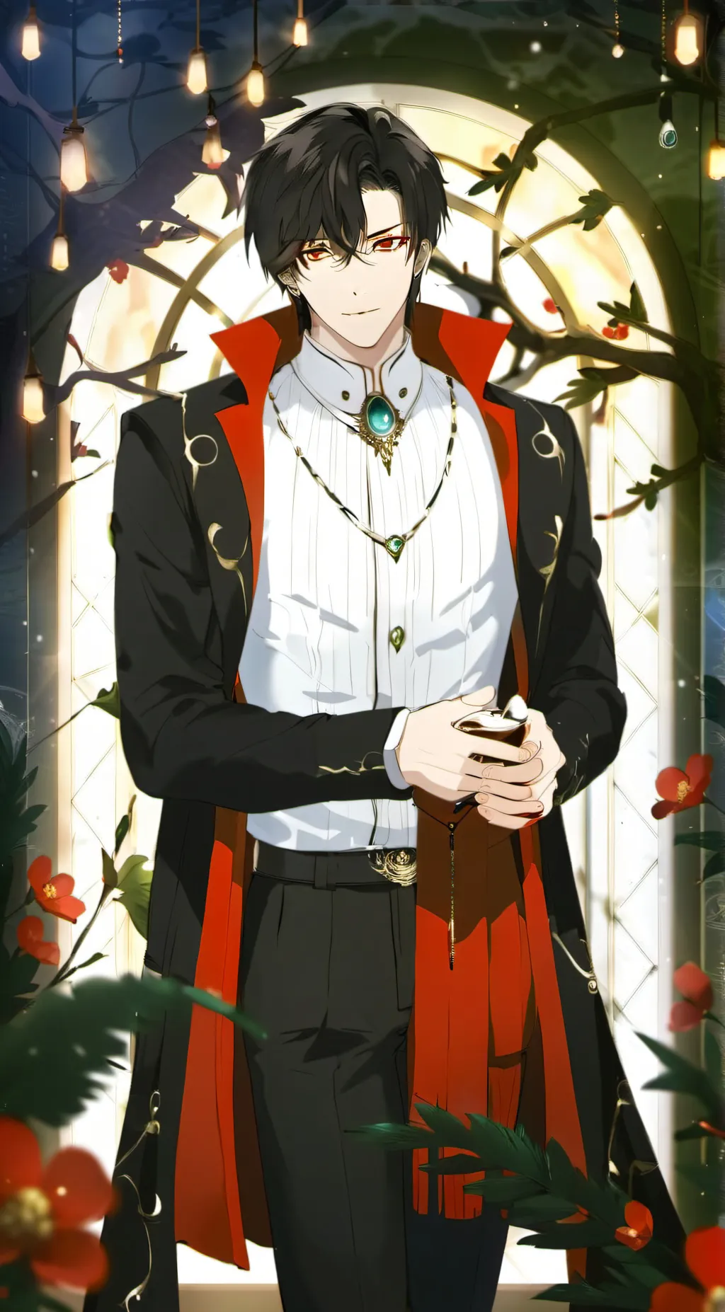 ai character: alastor  background