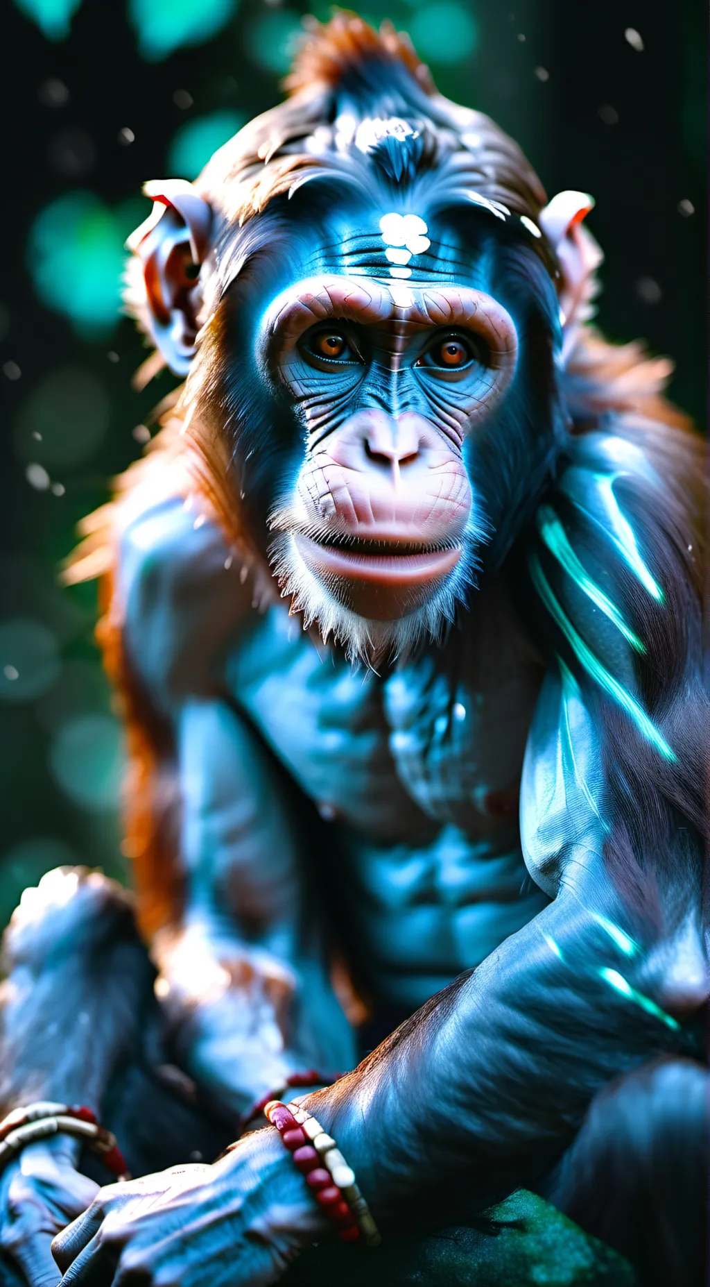 ai character: Monkey  background