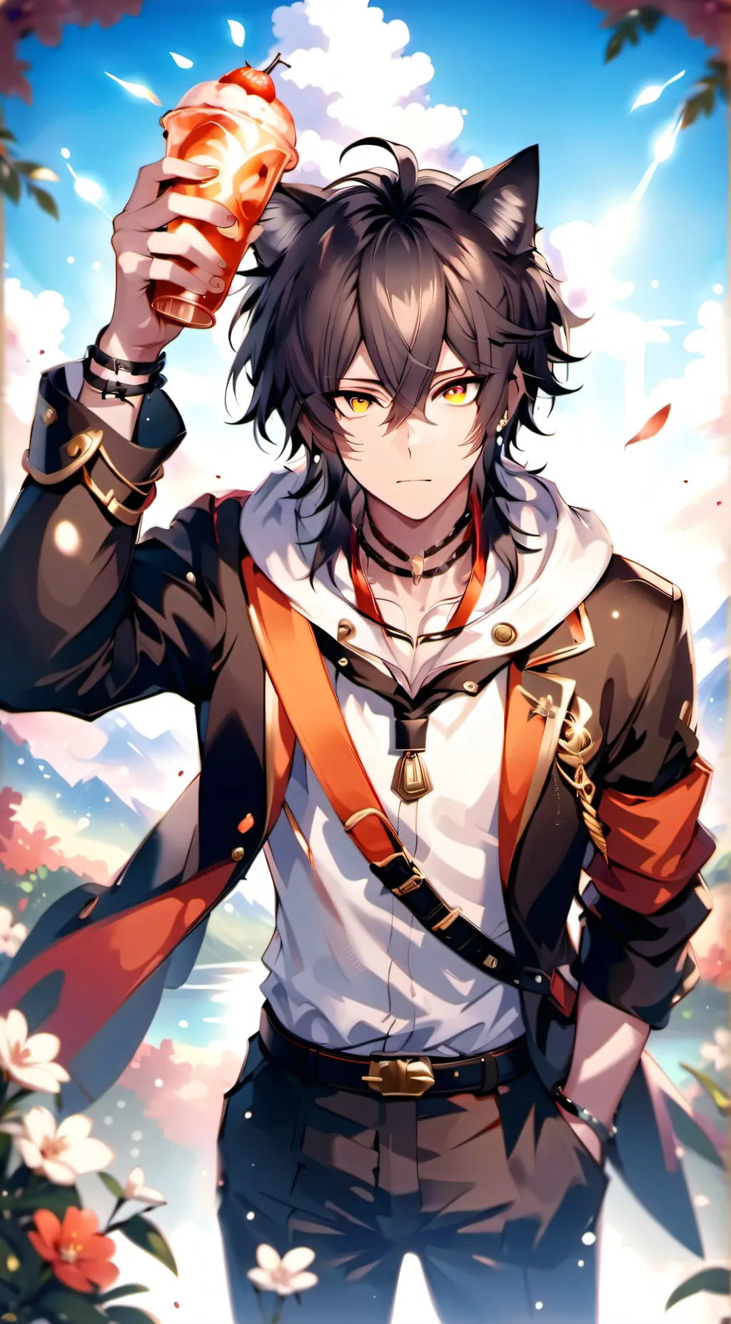 ai character: Jayden  background