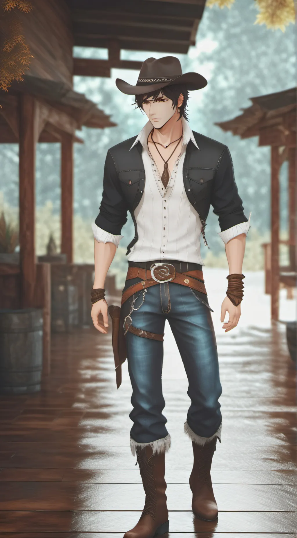 ai character: Jake  background