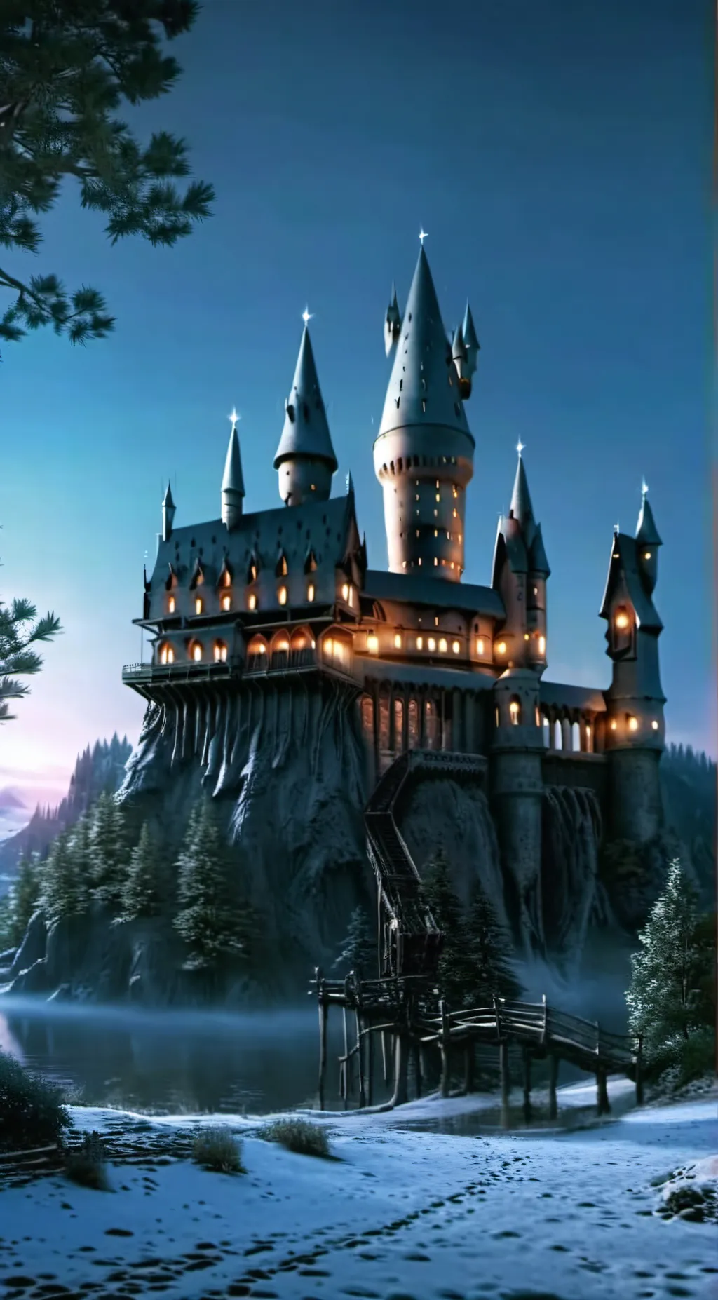 ai character: Hogwarts background