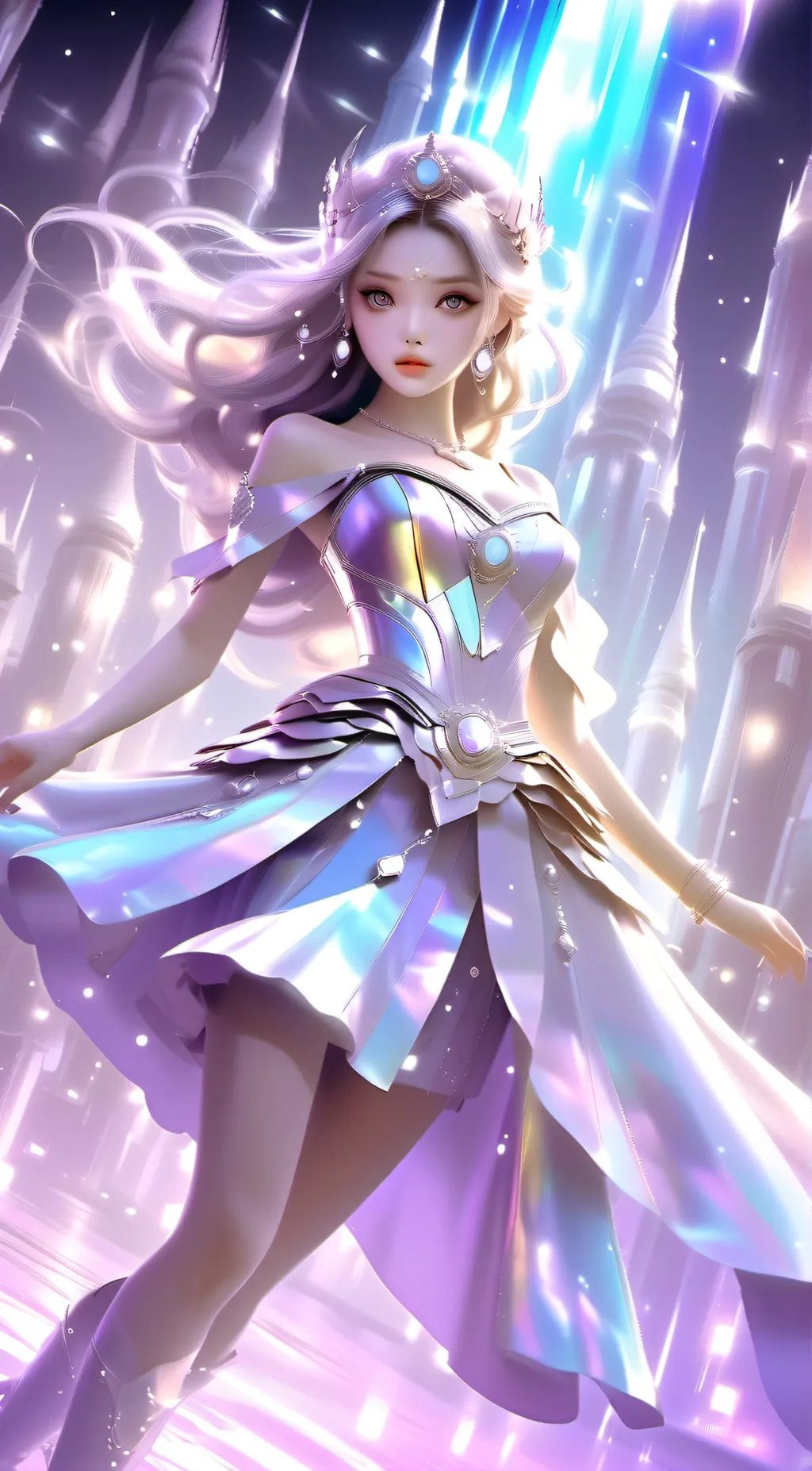 ai character: Celestia background