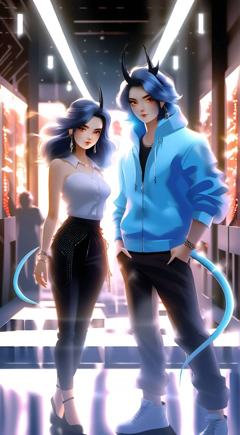 ai character: Madison and Max background