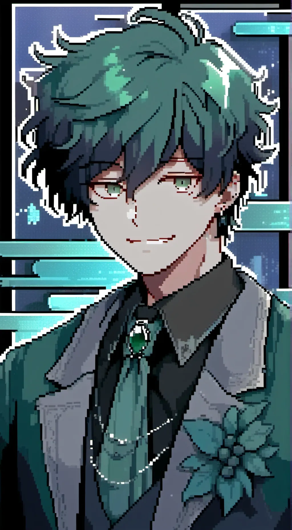 ai character: bakudeku  background