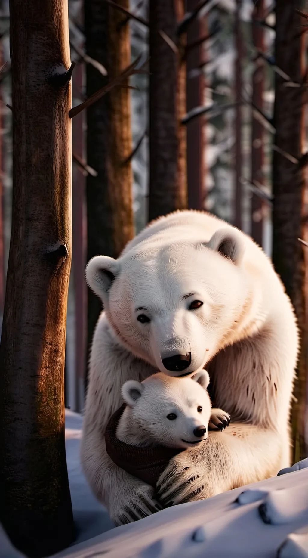 ai character: Bears background