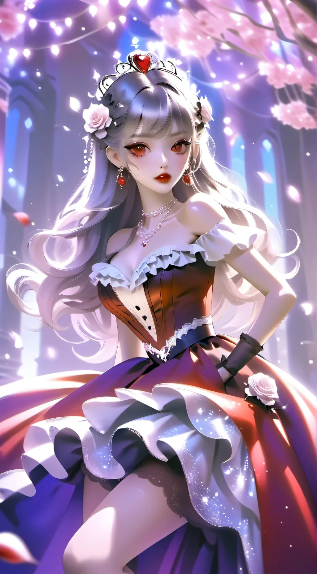 ai character: Rose background