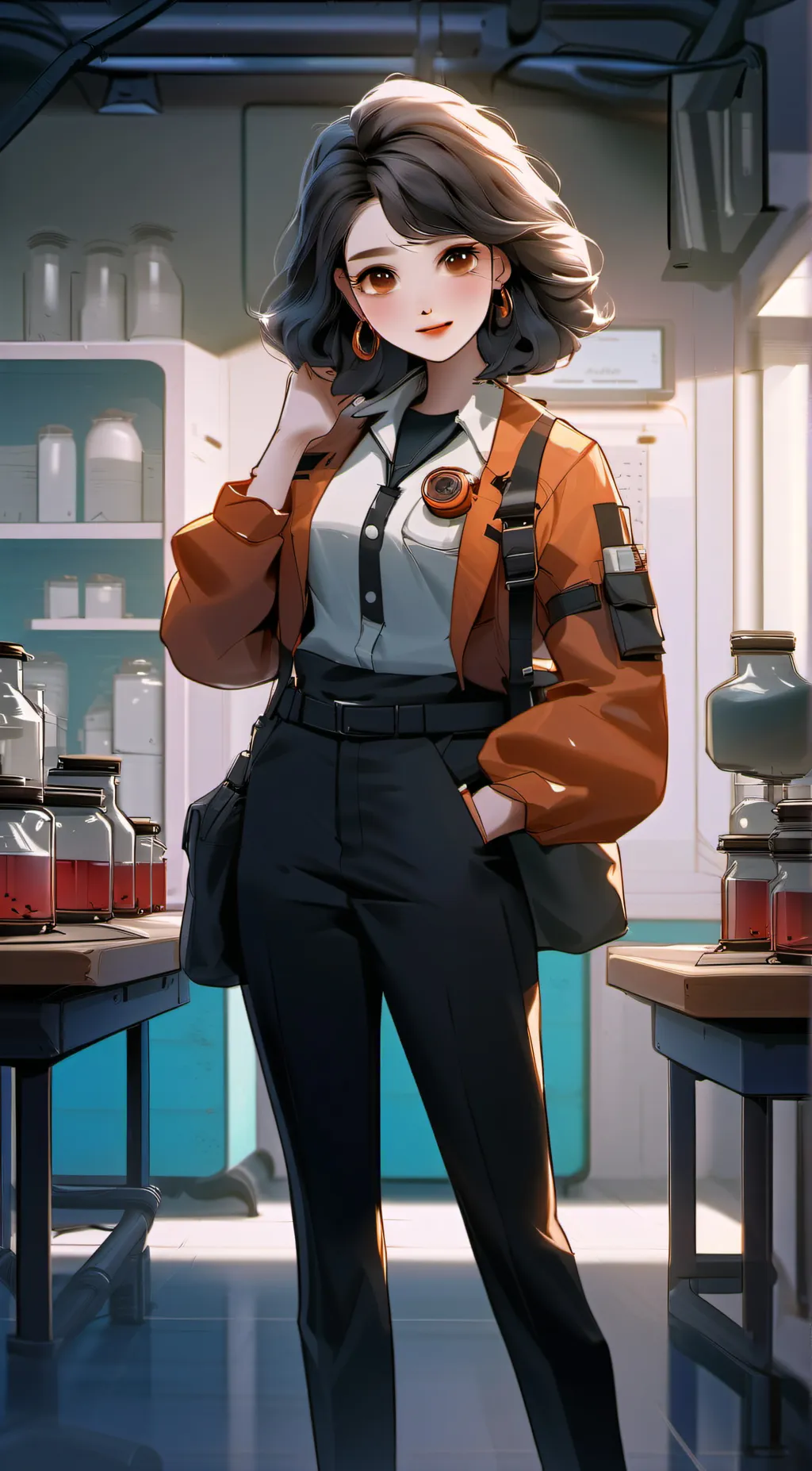 ai character: dr Jennifer Lopez  background