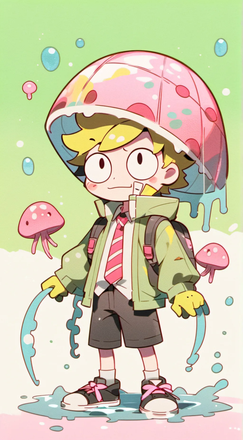 ai character: SpongeBob background