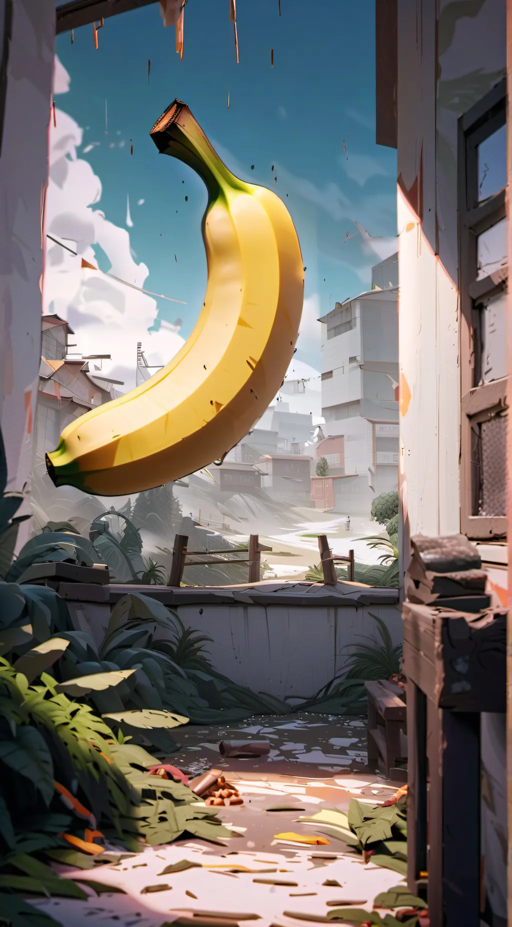 ai character: peely background