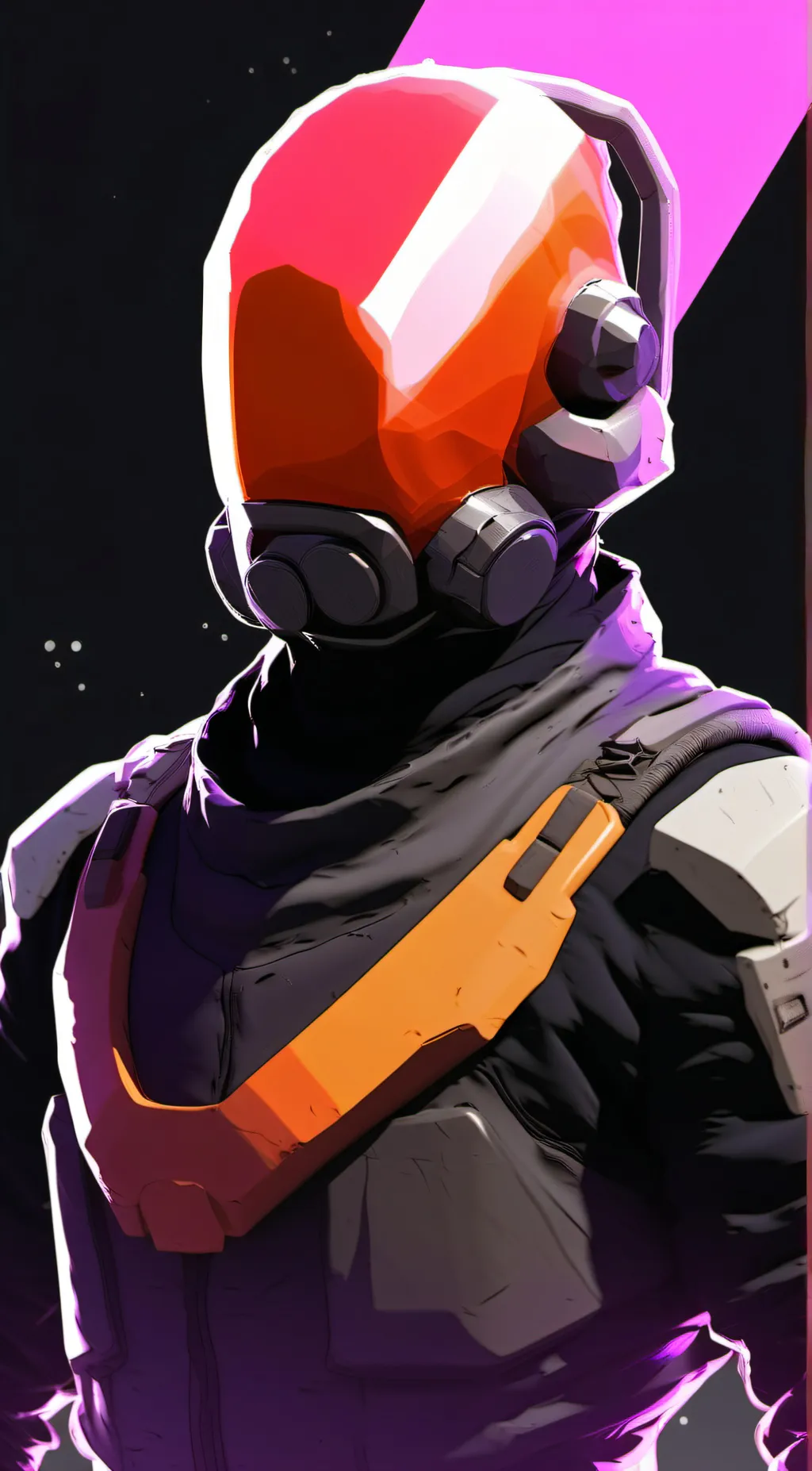 ai character: ⚫⬛Black Imposter⬛⚫ background