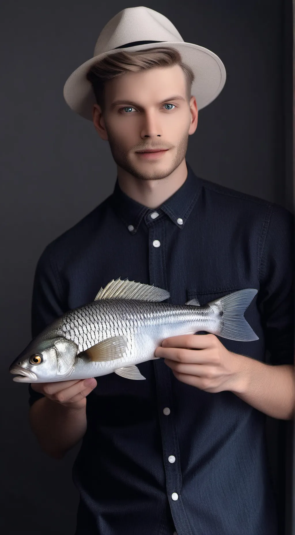 ai character: Bass fishing pro background