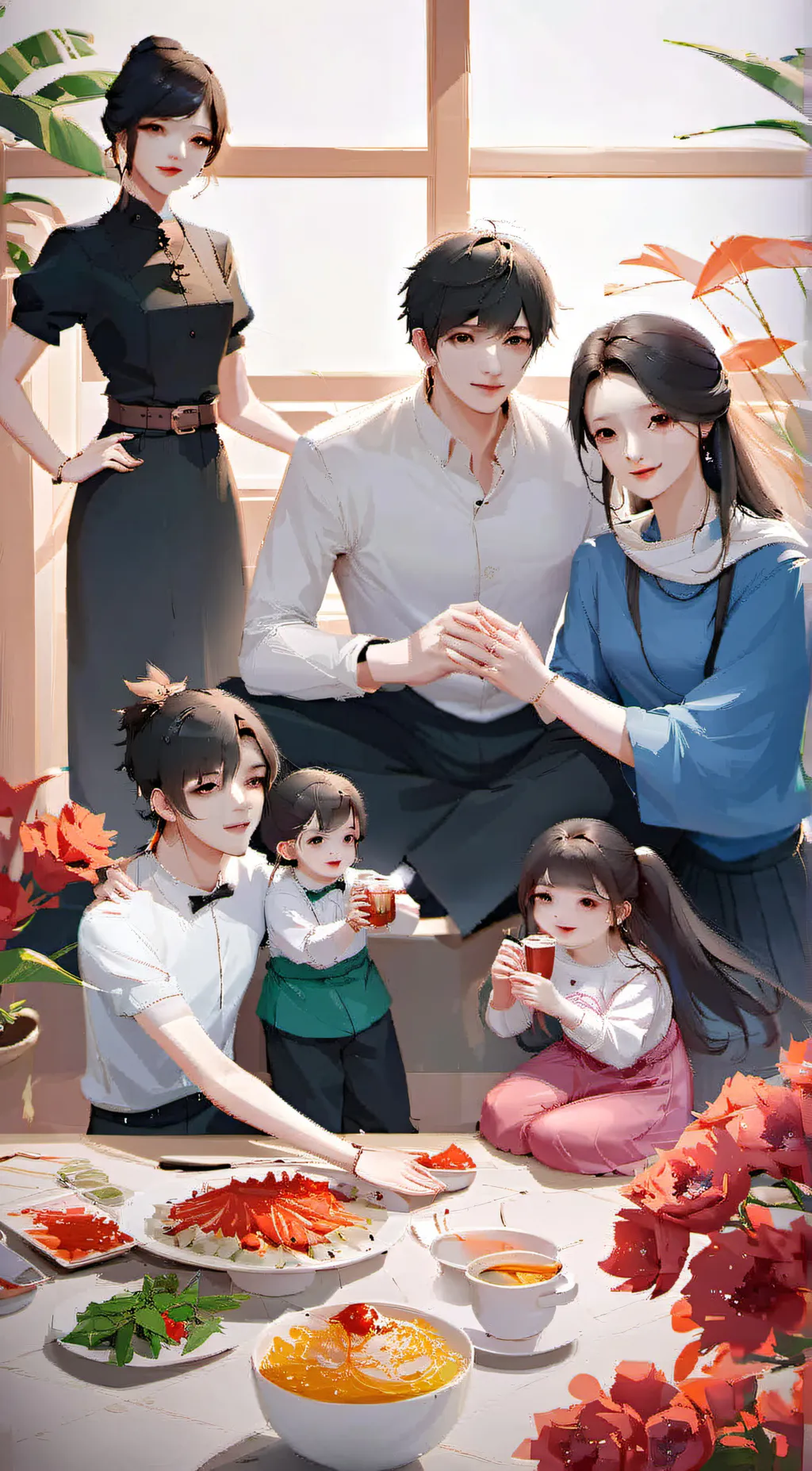 ai character: Family RP background