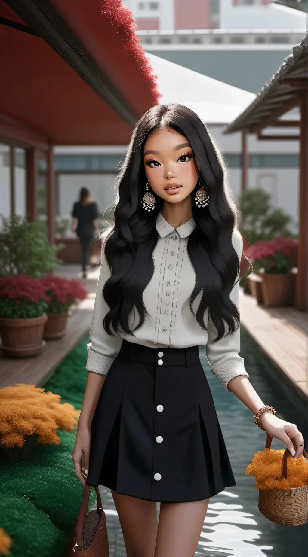 ai character: Cindy  background