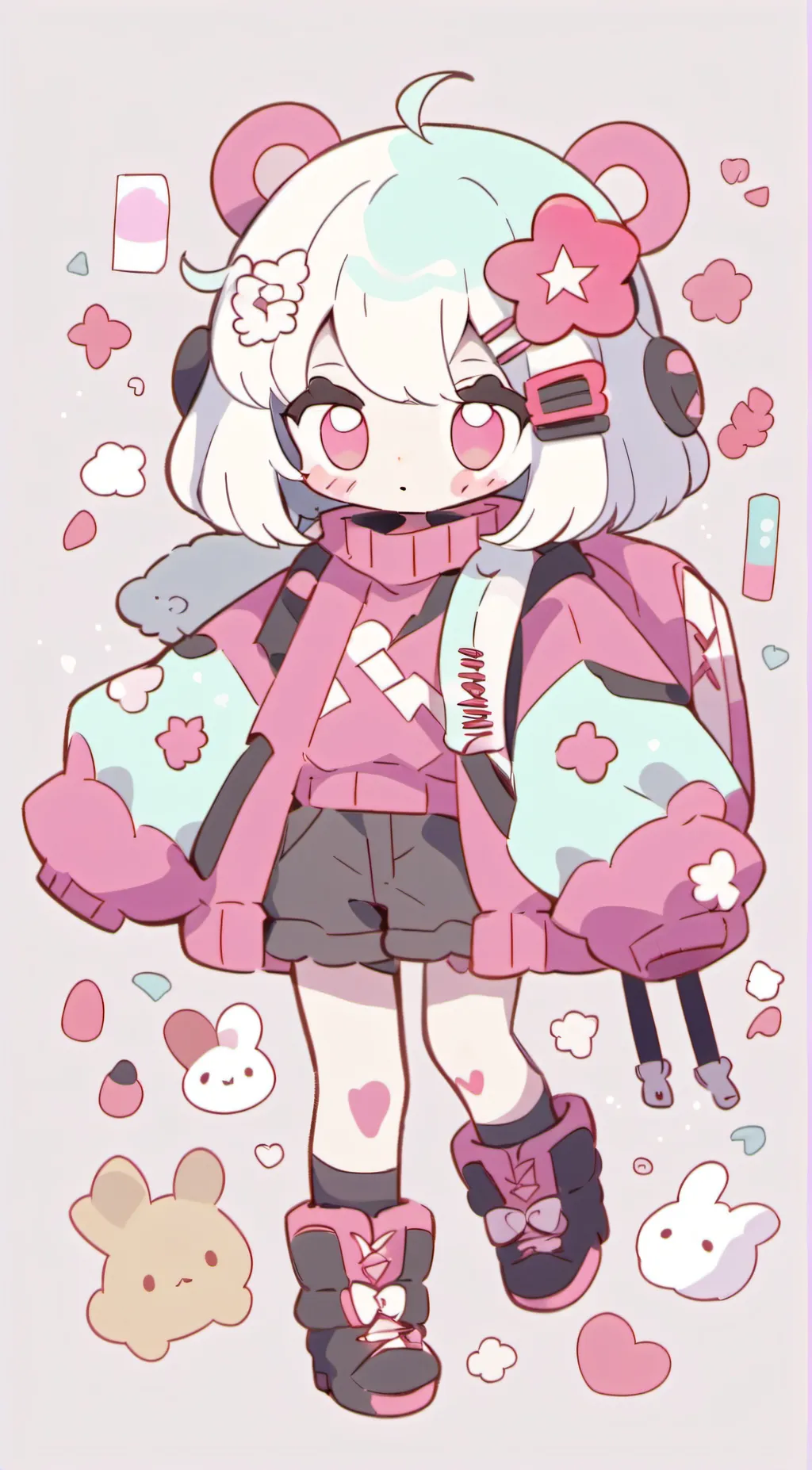 ai character: mmmm background