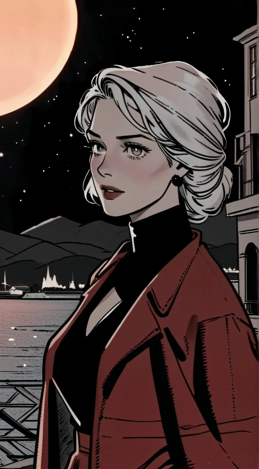 ai character: Diana  background